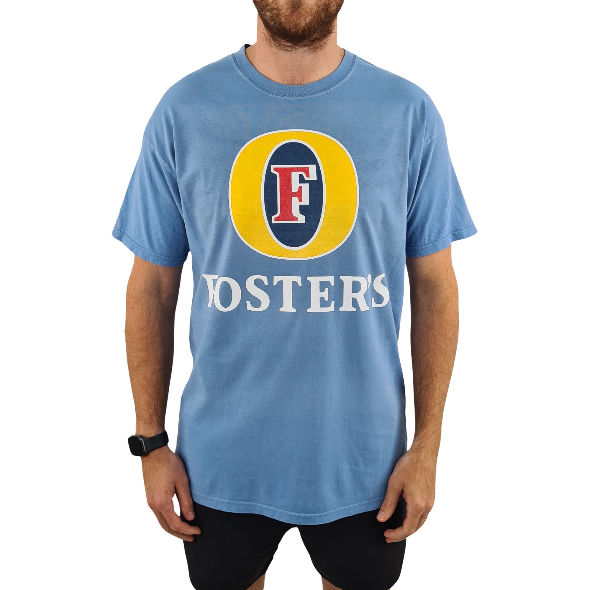 FOSTER'S VINTAGE BLUE T-SHIRT FOSTER'S VINTAGE BLUE T-SHIRT