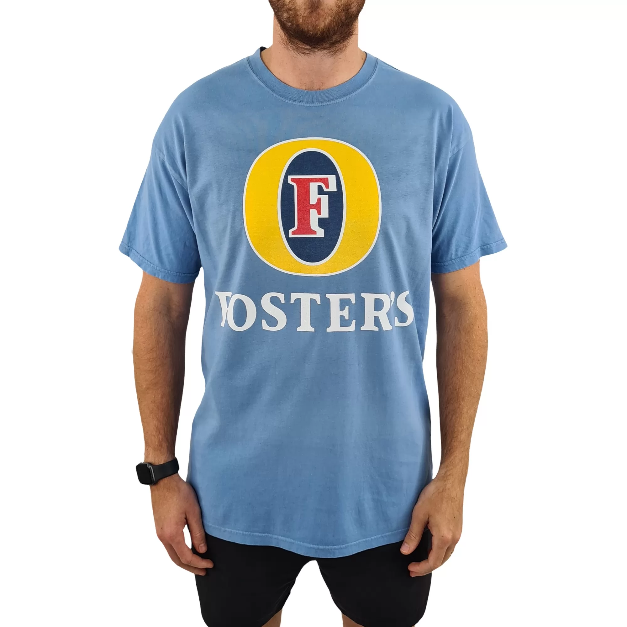FOSTER'S VINTAGE BLUE T-SHIRT FOSTER'S VINTAGE BLUE T-SHIRT