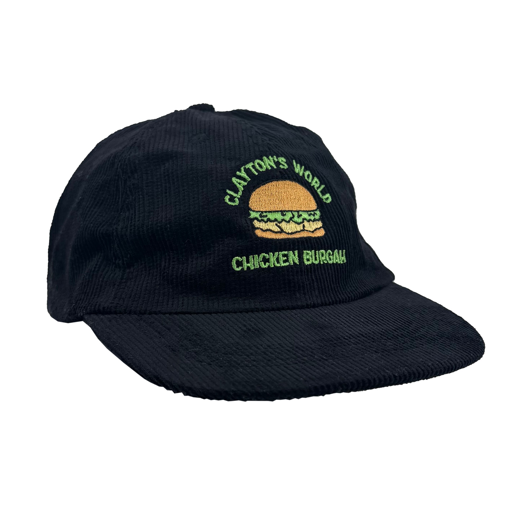 BLACK CLAYTON'S WORLD CORD HAT BLACK CLAYTON'S WORLD CORD HAT