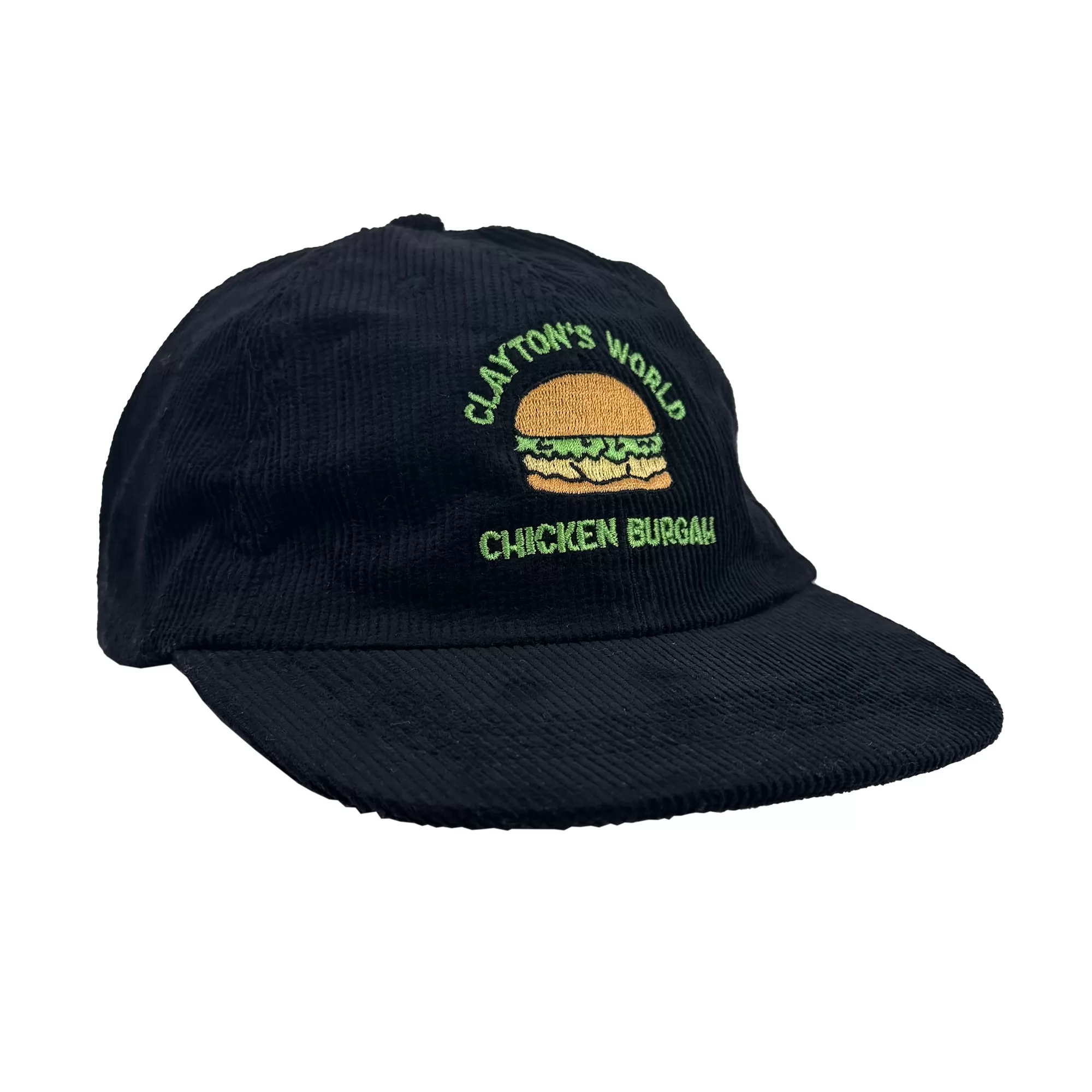 BLACK CLAYTON'S WORLD CORD HAT BLACK CLAYTON'S WORLD CORD HAT