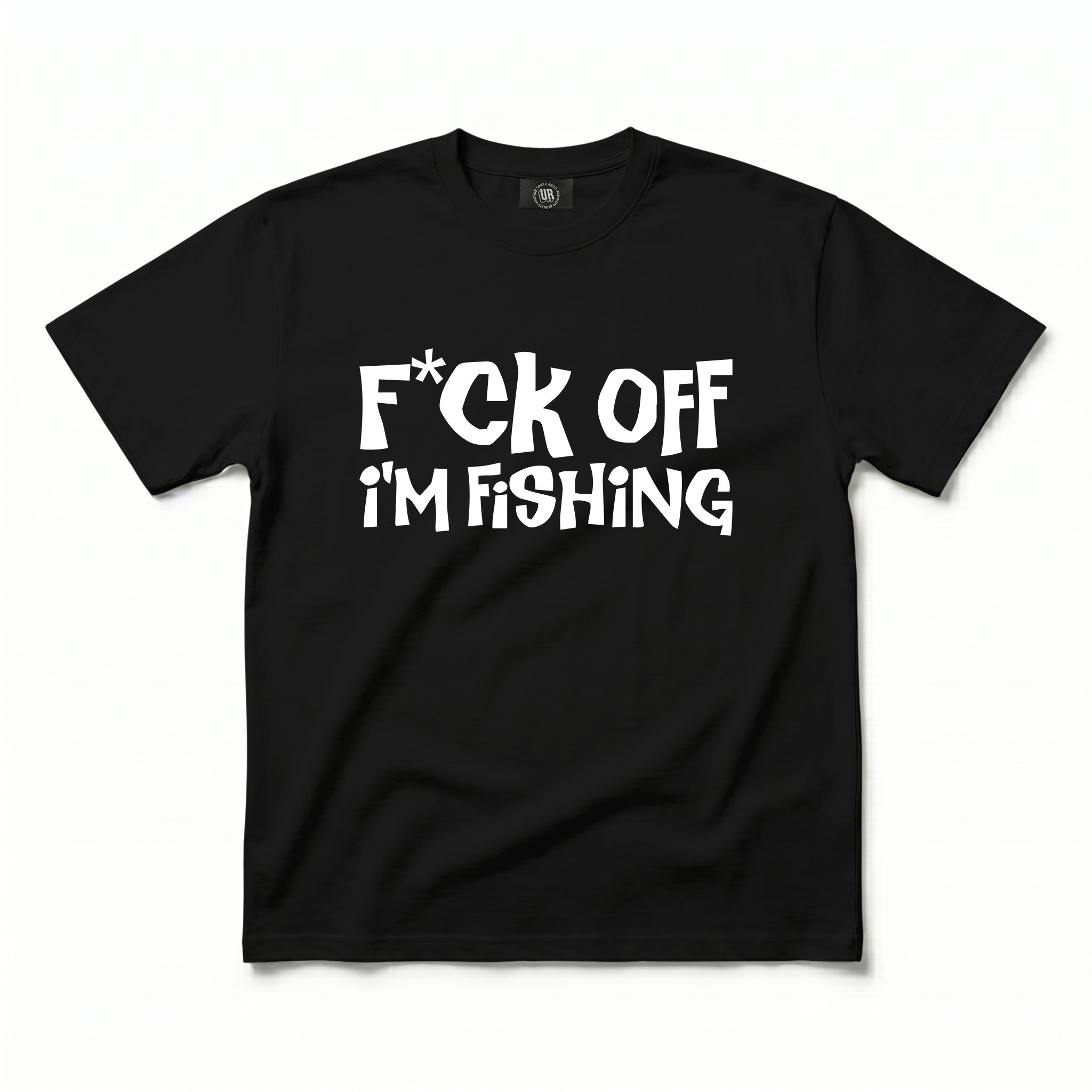 BLACK F OFF I'M FISHING TEE BLACK F OFF I'M FISHING TEE