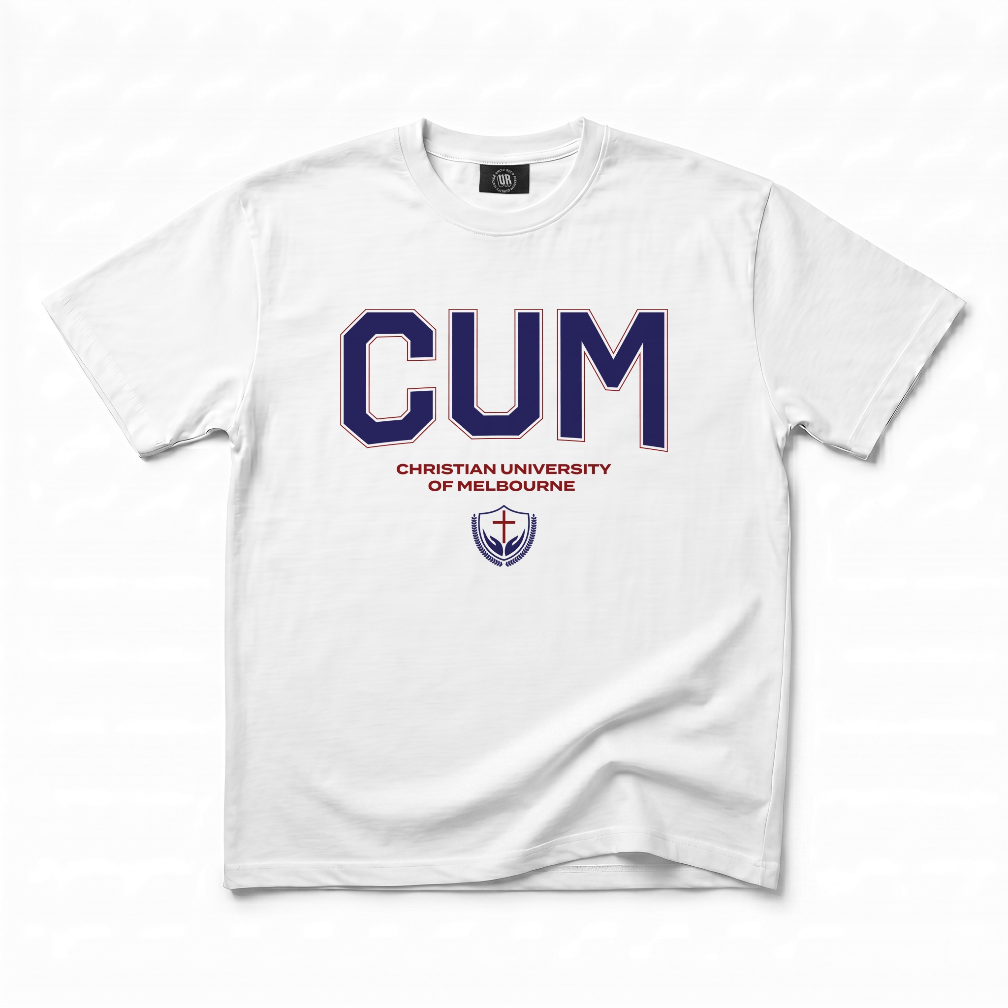 CUM UNIVERSITY WHITE TEE CUM UNIVERSITY WHITE TEE