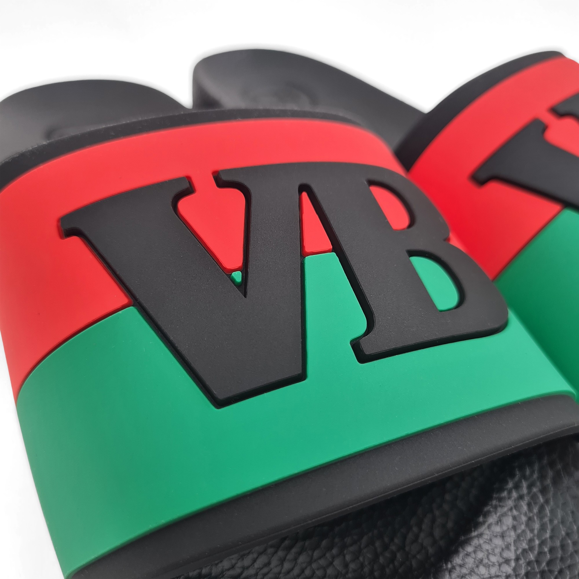 BLACK VICTORIA BITTER SLIDES
