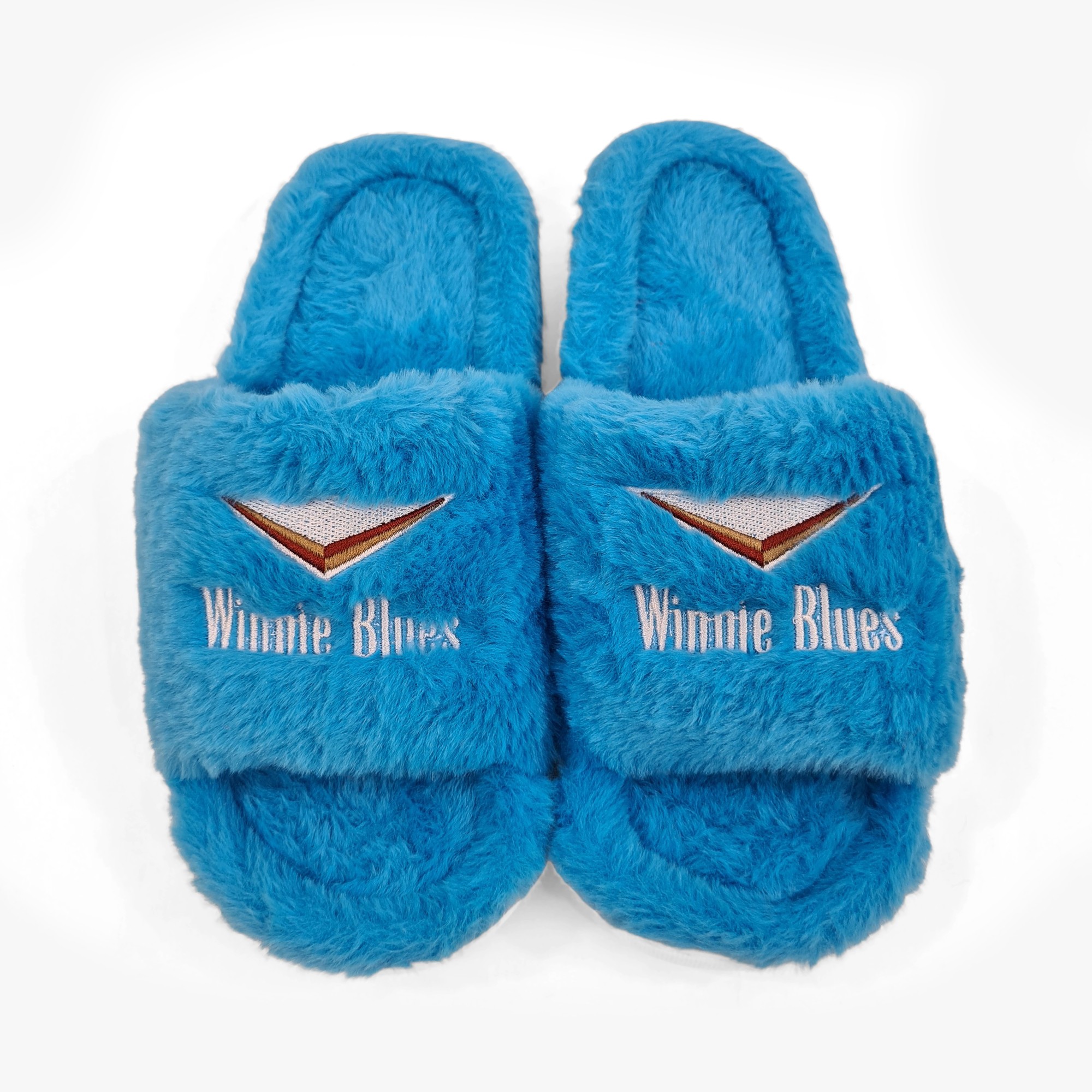 WINNIE BLUES FUR SLIPPERS WINNIE BLUES FUR SLIPPERS