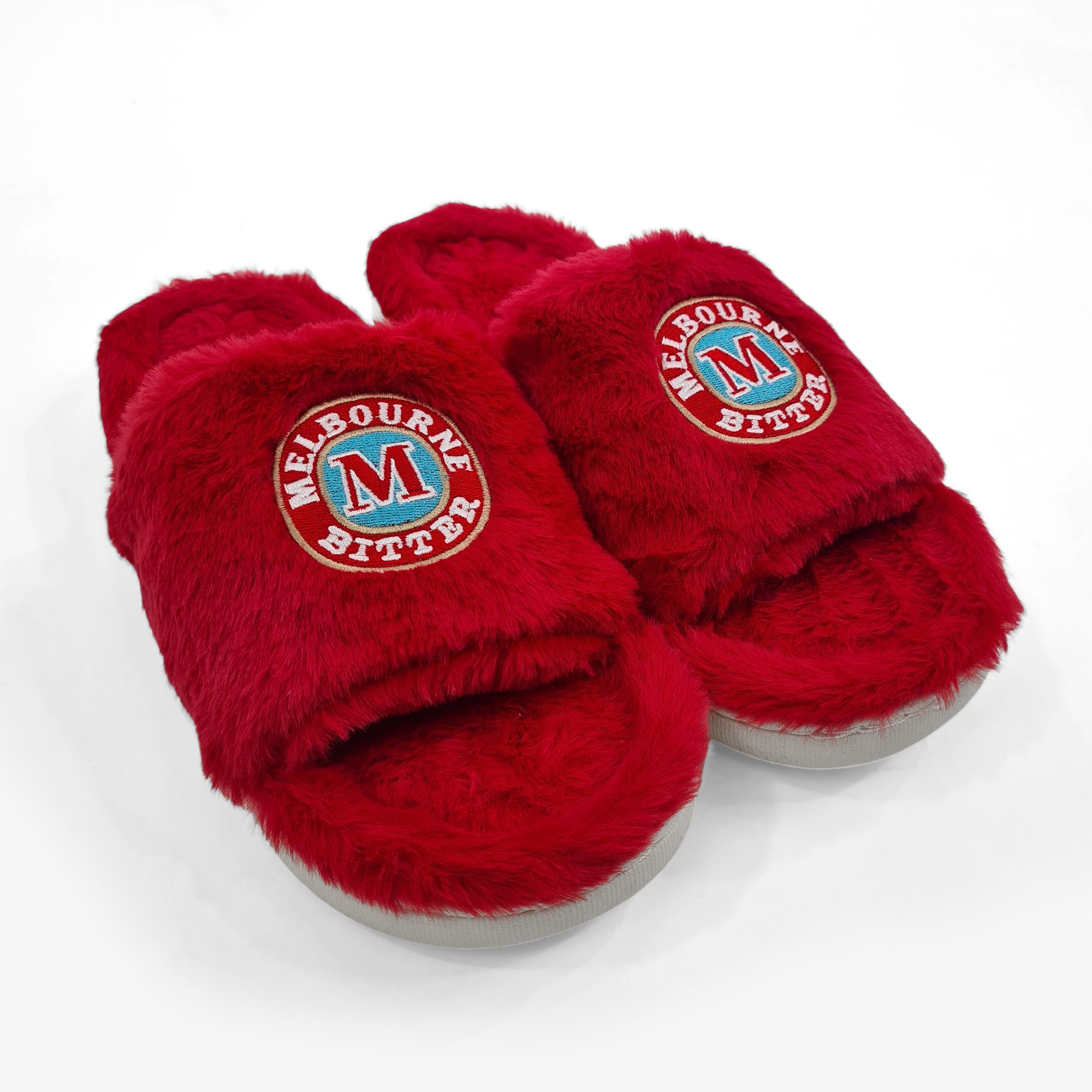 MELBOURNE BITTER FUR SLIPPERS MELBOURNE BITTER FUR SLIPPERS