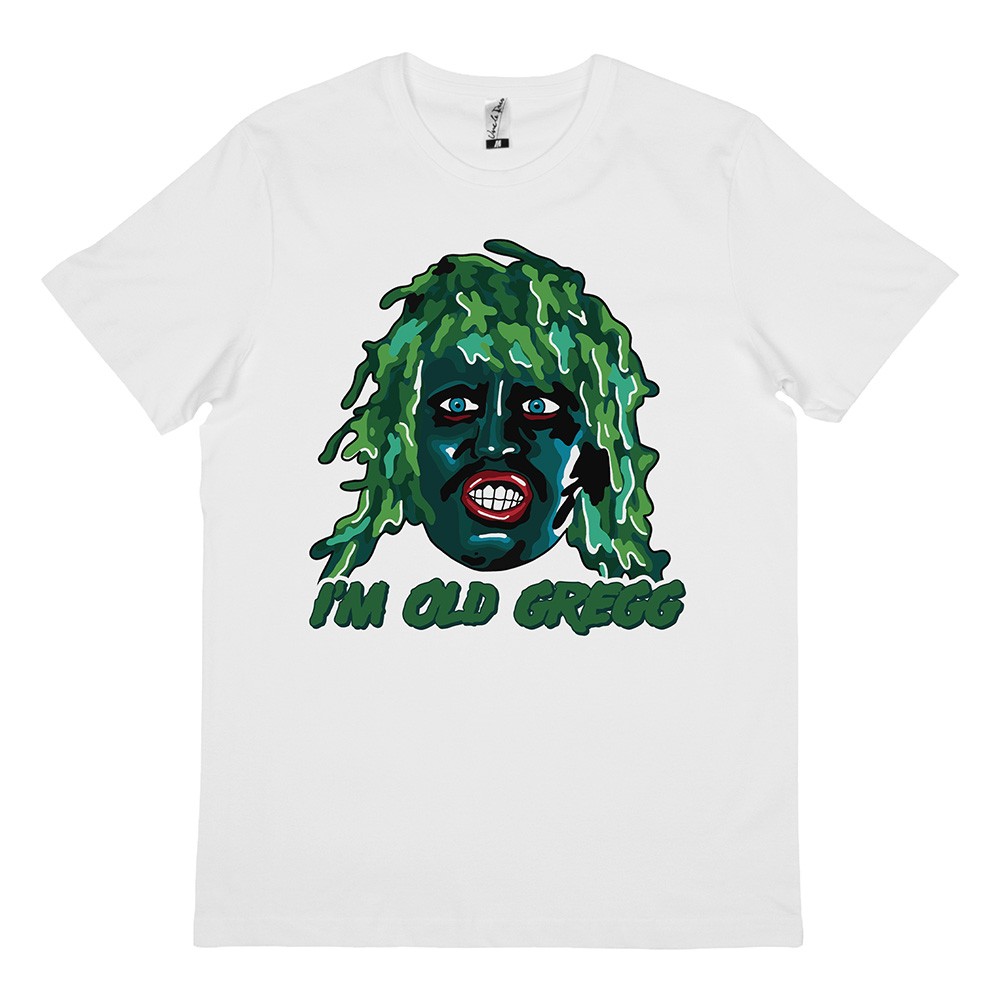 OLD GREGG WHITE TEE, Old Gregg White Mens T-Shirt OLD GREGG WHITE TEE, Old Gregg White Mens T-Shirt