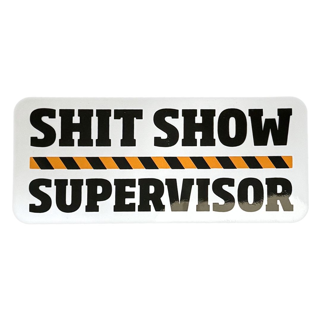 SUPERVISOR DIE CUT VINYL STICKER SUPERVISOR DIE CUT VINYL STICKER