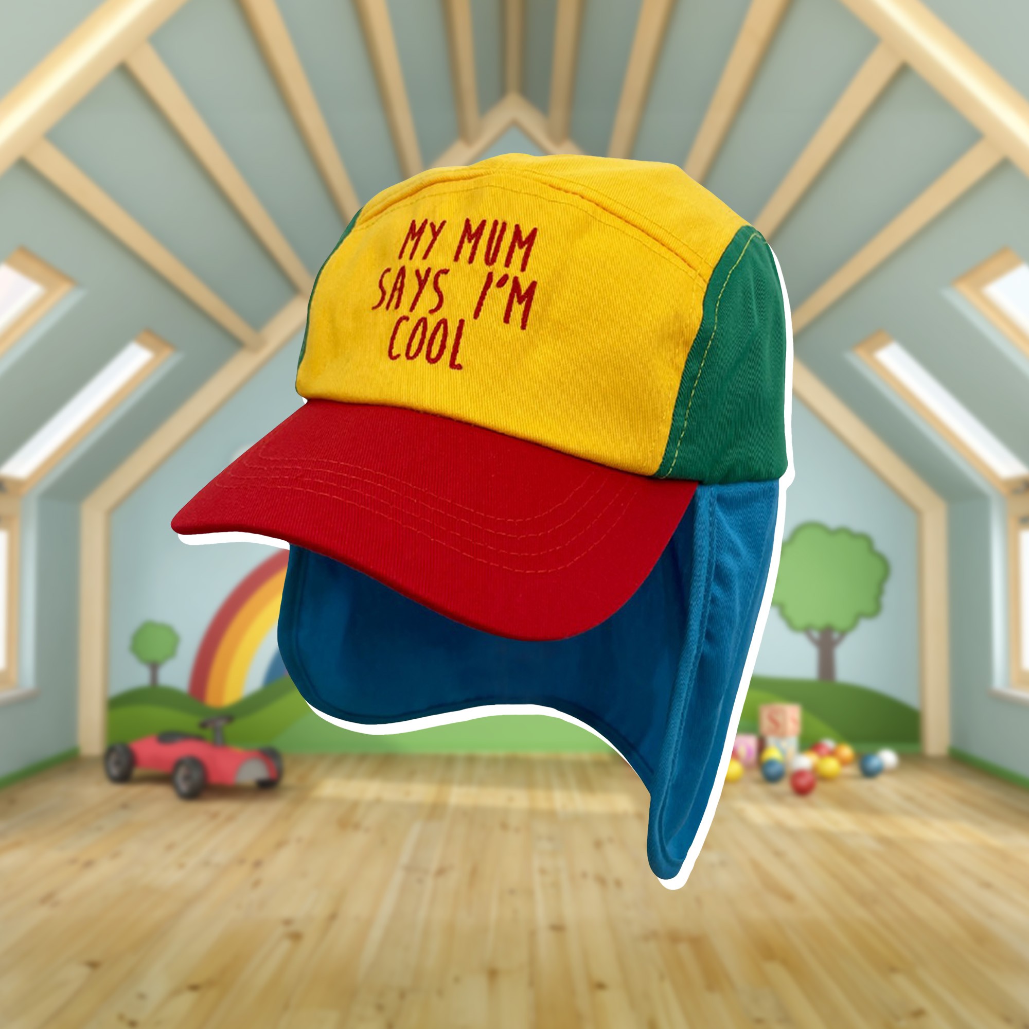 KIDS MY MUM SAYS MULTI COLOUR LEGIONNAIRES HAT KIDS MY MUM SAYS MULTI COLOUR LEGIONNAIRES HAT