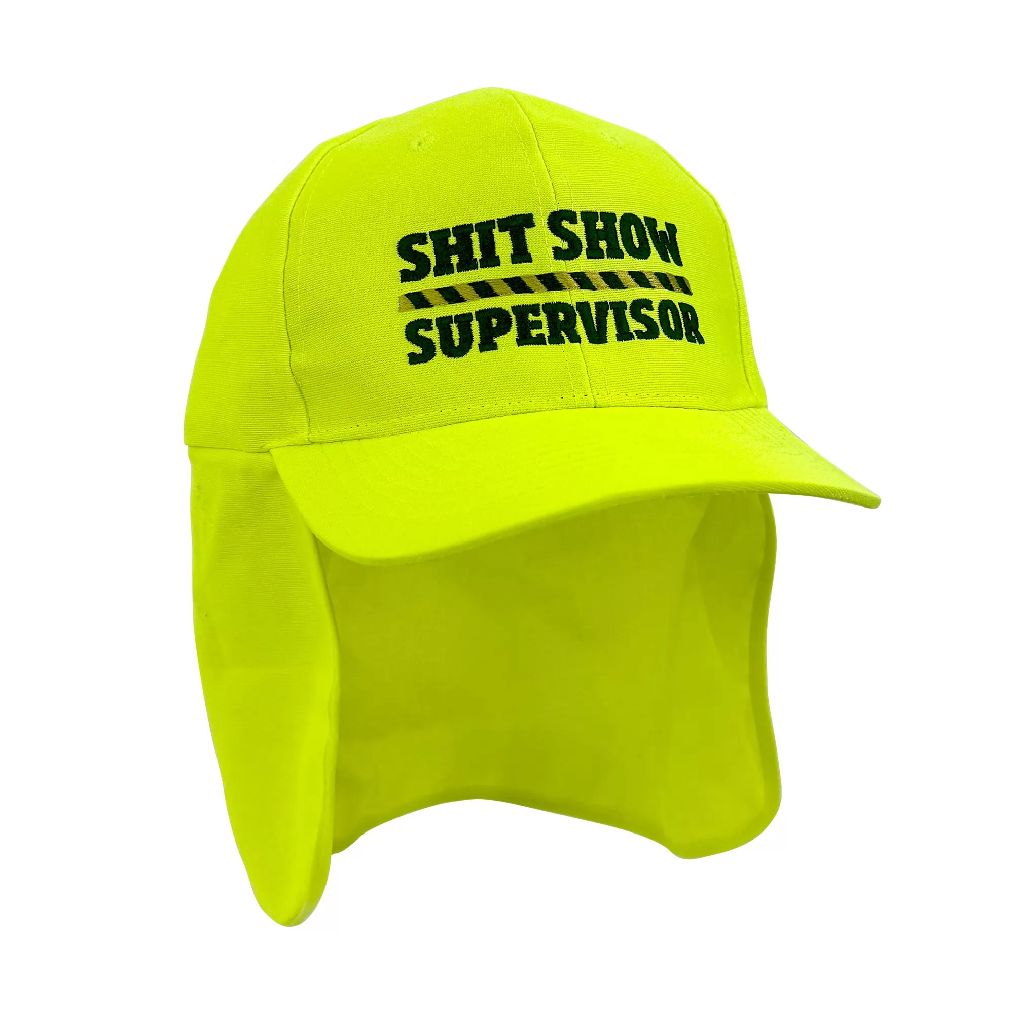 LIME GREEN HI VIS SUPERVISOR LEGIONNAIRES HAT