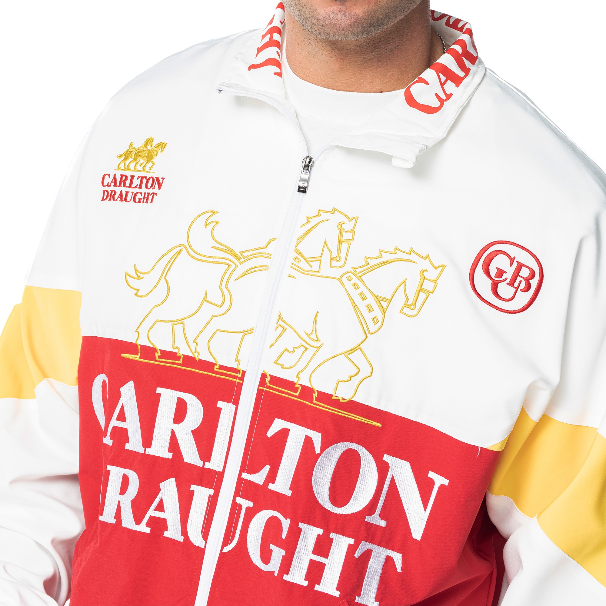 CARLTON DRAUGHT RETRO TRACKSUIT JACKET CARLTON DRAUGHT RETRO TRACKSUIT JACKET