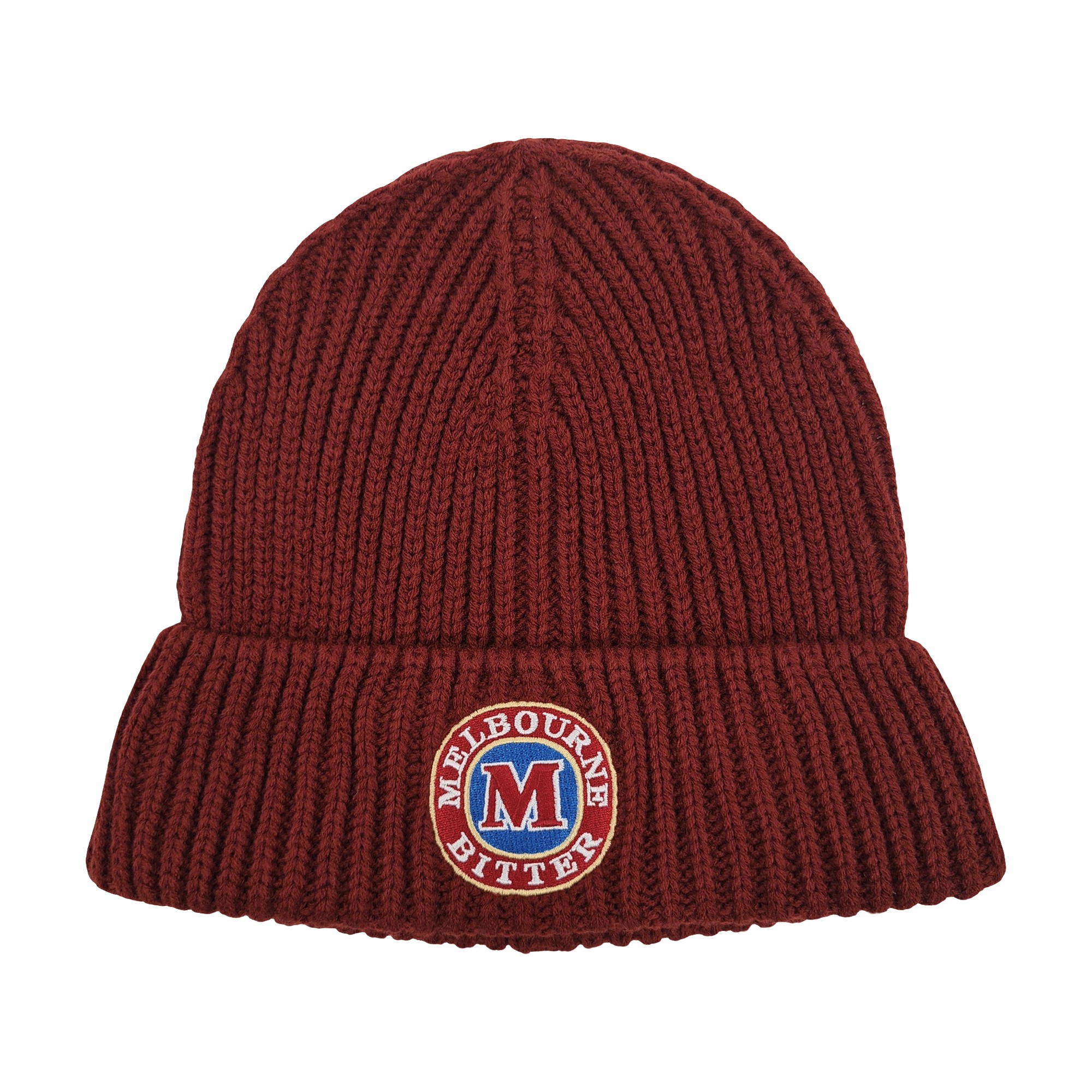 MAROON MELBOURNE BITTER KNIT BEANIE