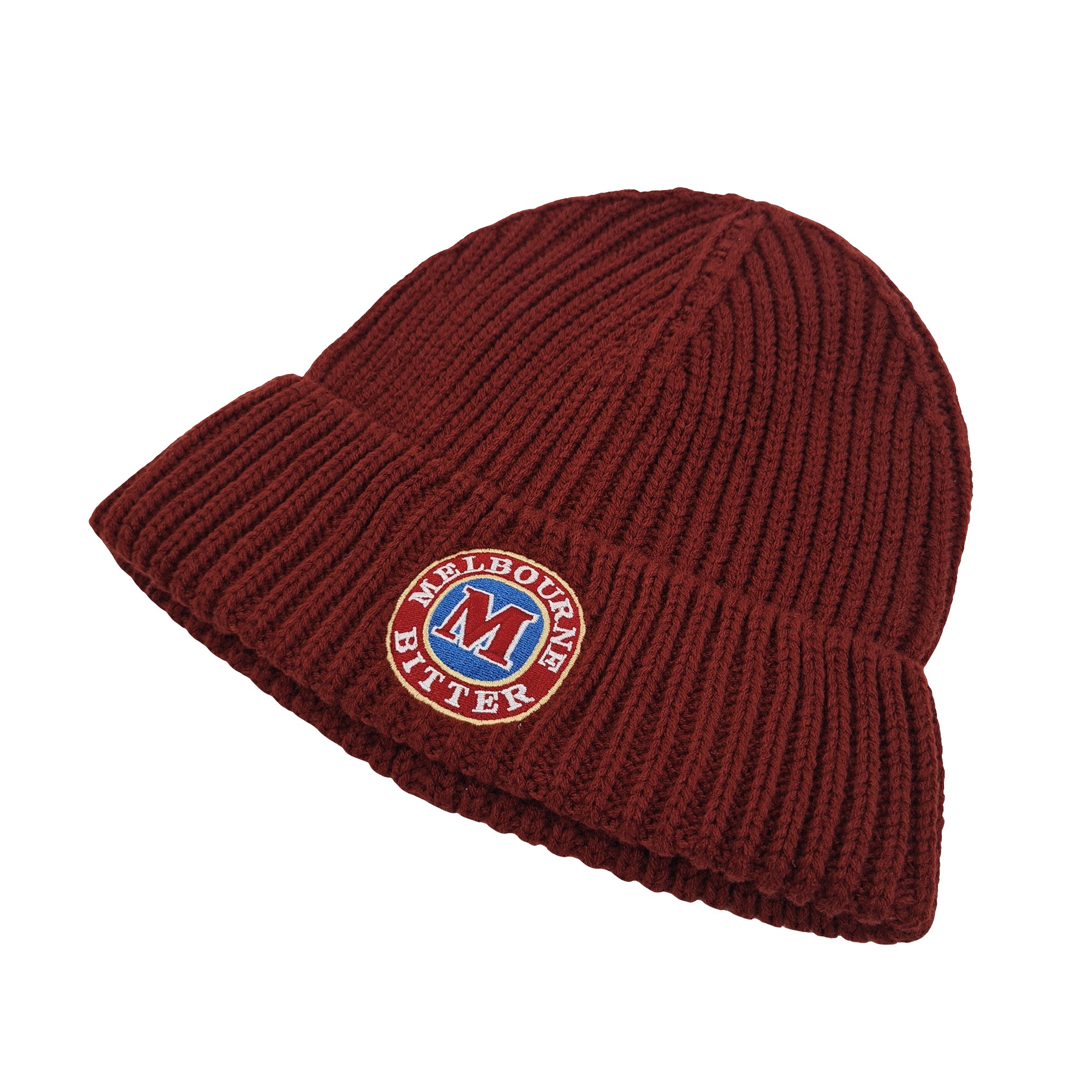 MAROON MELBOURNE BITTER KNIT BEANIE MAROON MELBOURNE BITTER KNIT BEANIE