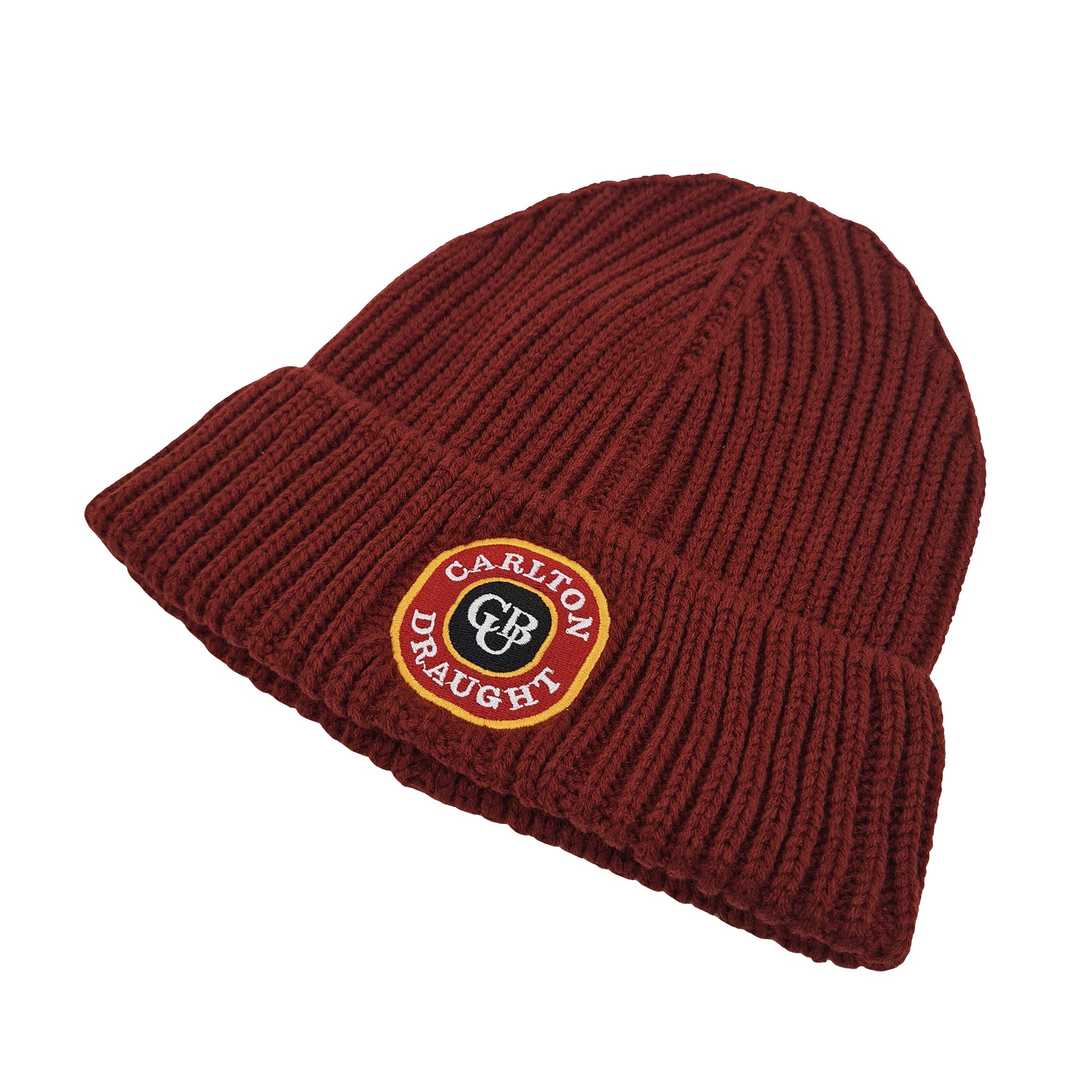 MAROON CARLTON DRAUGHT KNIT BEANIE MAROON CARLTON DRAUGHT KNIT BEANIE