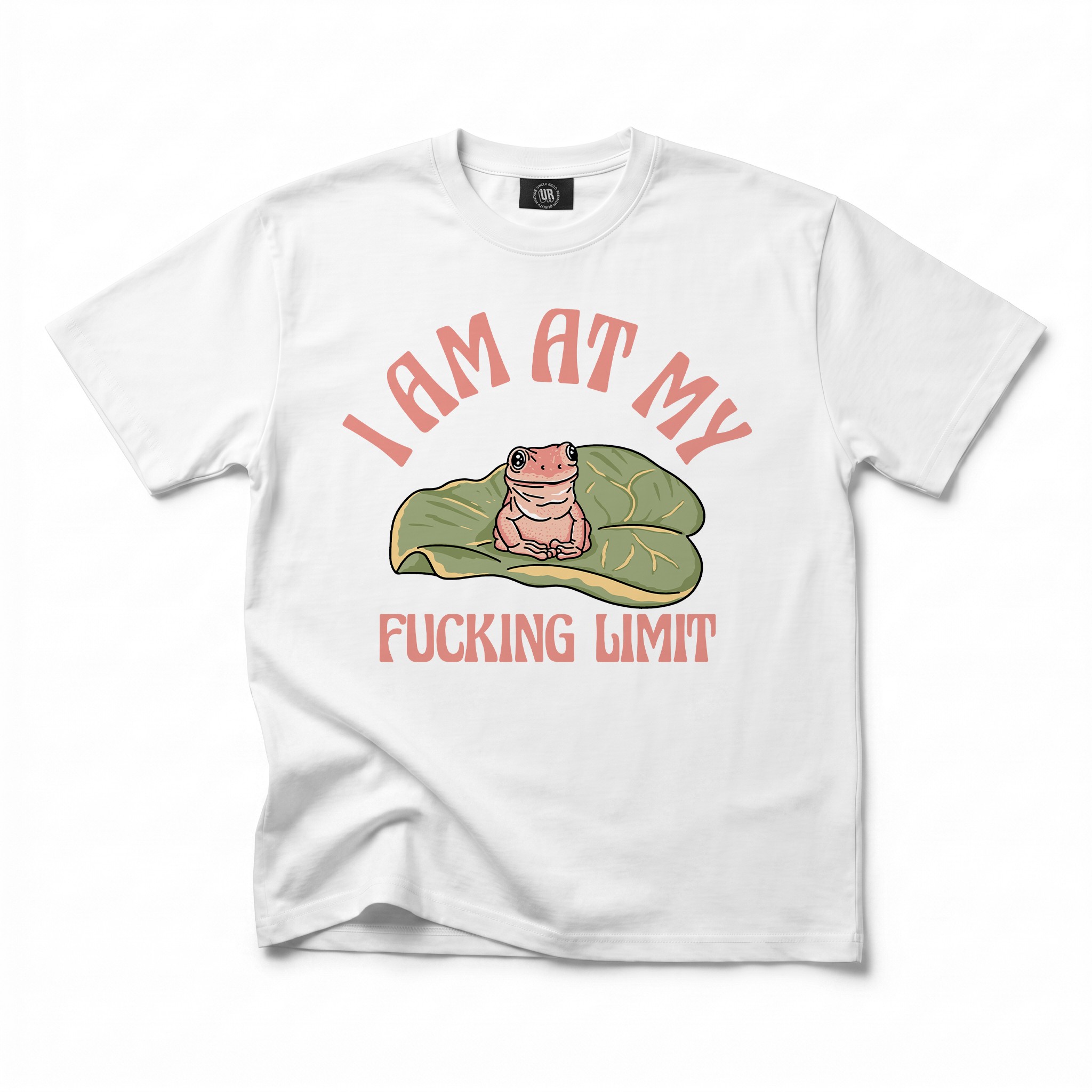 AT MY LIMIT WHITE TEE AT MY LIMIT WHITE TEE