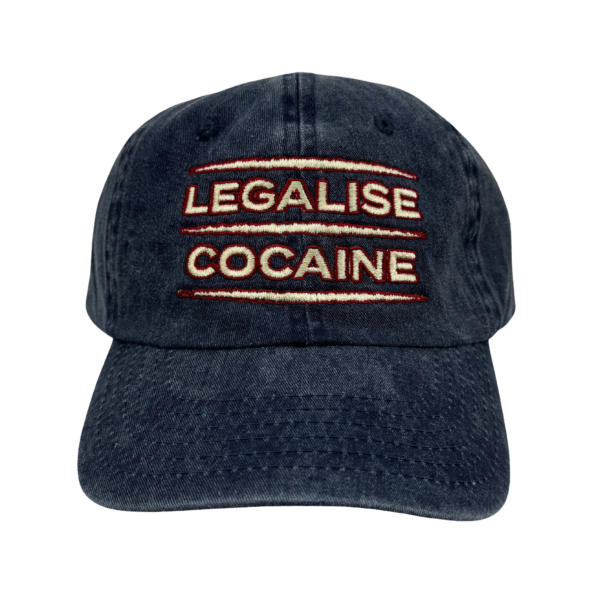LEGALISE COKE NAVY WASHED DAD HAT