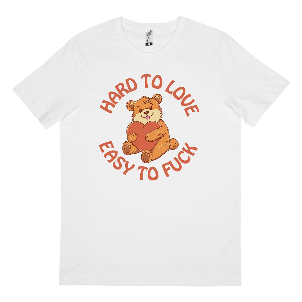 HARD TO LOVE WHITE TEE HARD TO LOVE WHITE TEE