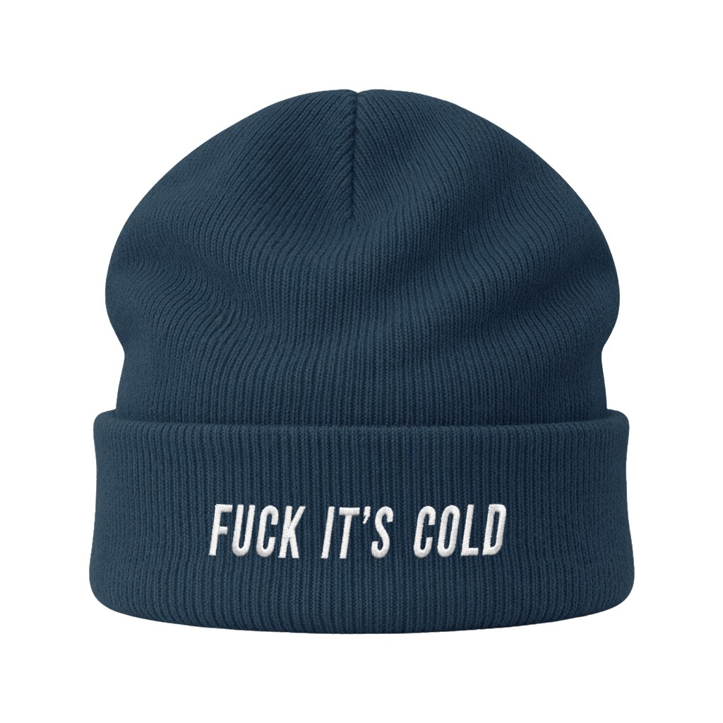 NAVY IT'S COLD BEANIE NAVY IT'S COLD BEANIE