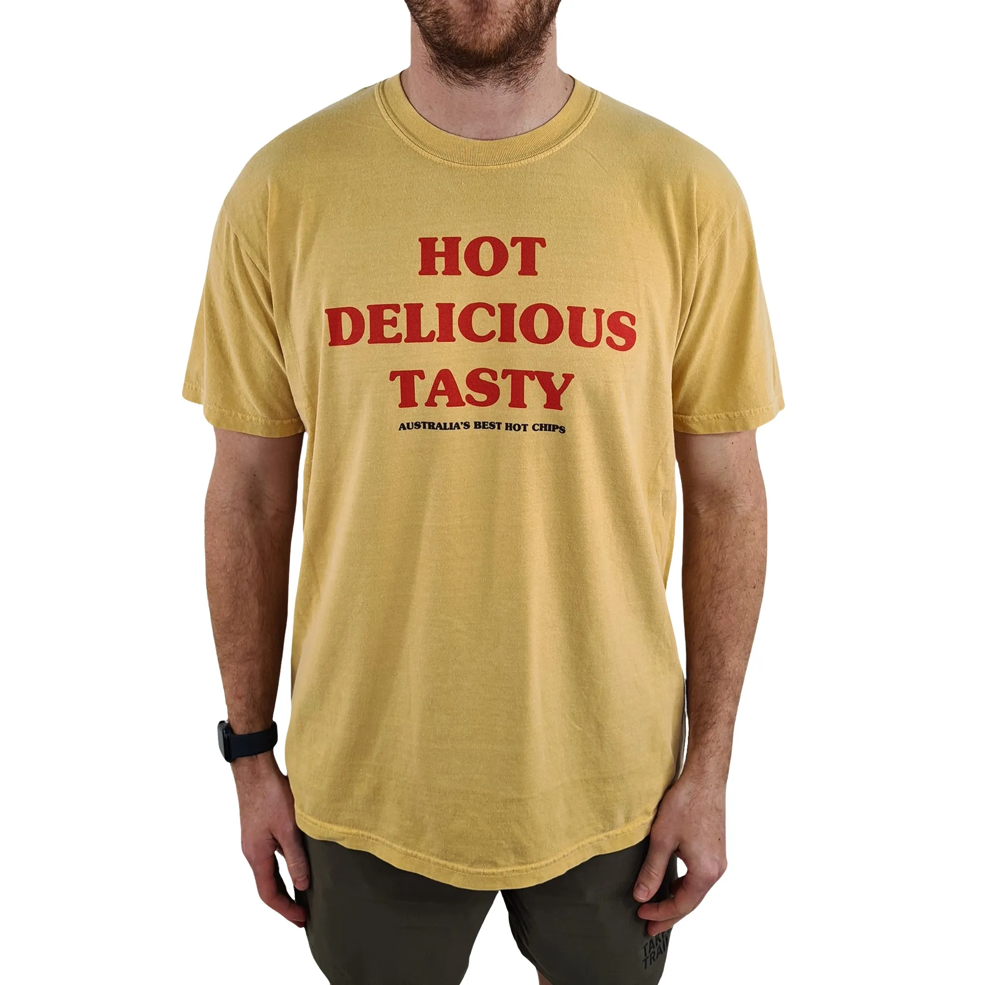 HOT CHIPS VINTAGE YELLOW TEE