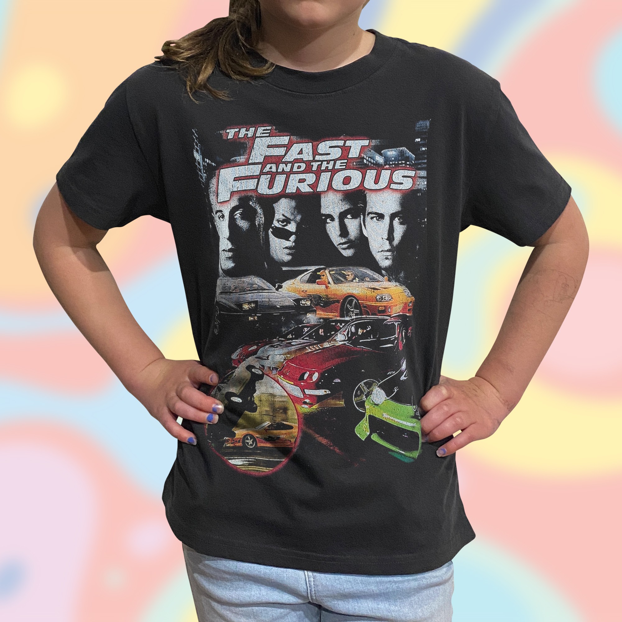 KIDS VINTAGE FAST & FURIOUS T-SHIRT KIDS VINTAGE FAST & FURIOUS T-SHIRT