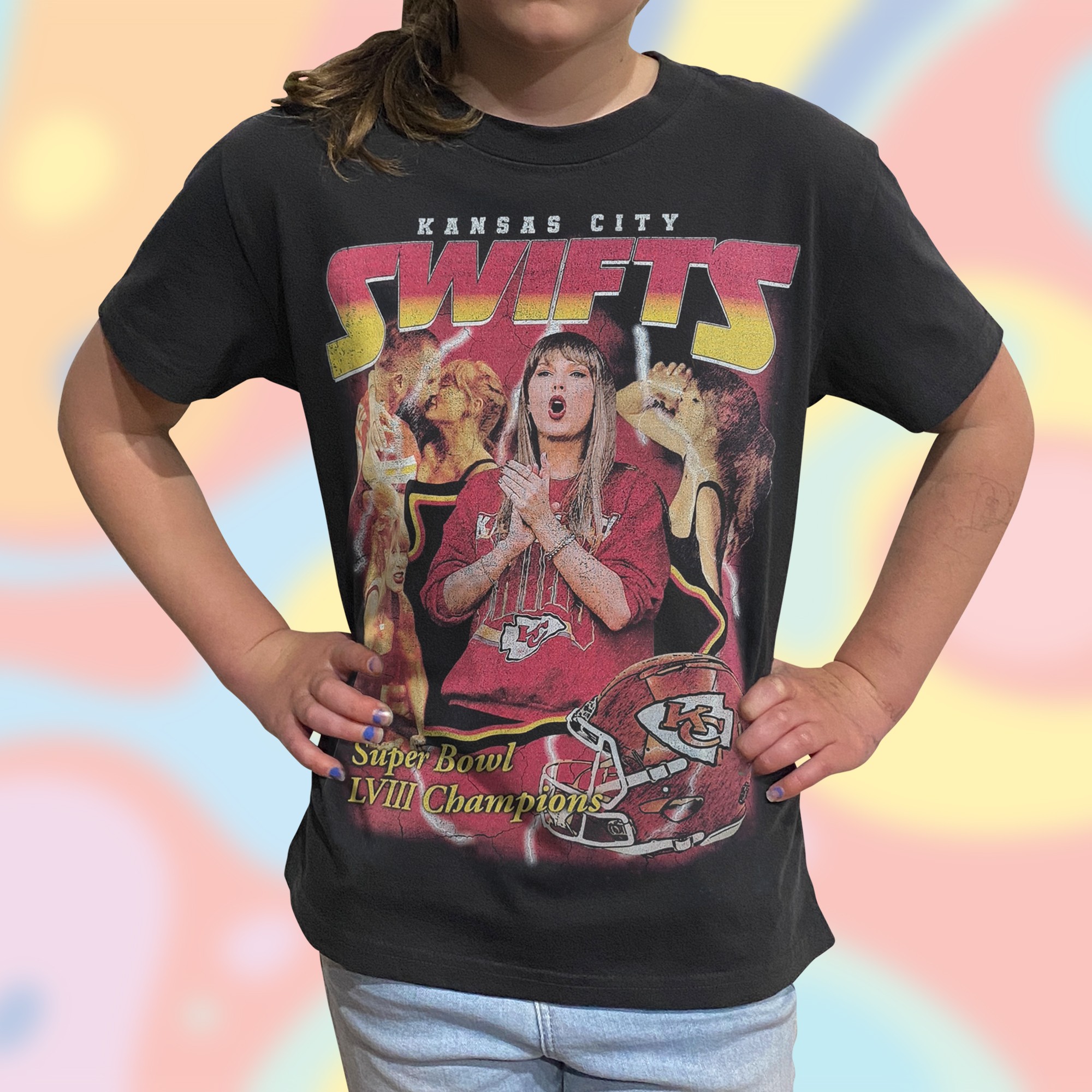 KIDS VINTAGE KC SWIFTS T-SHIRT KIDS VINTAGE KC SWIFTS T-SHIRT