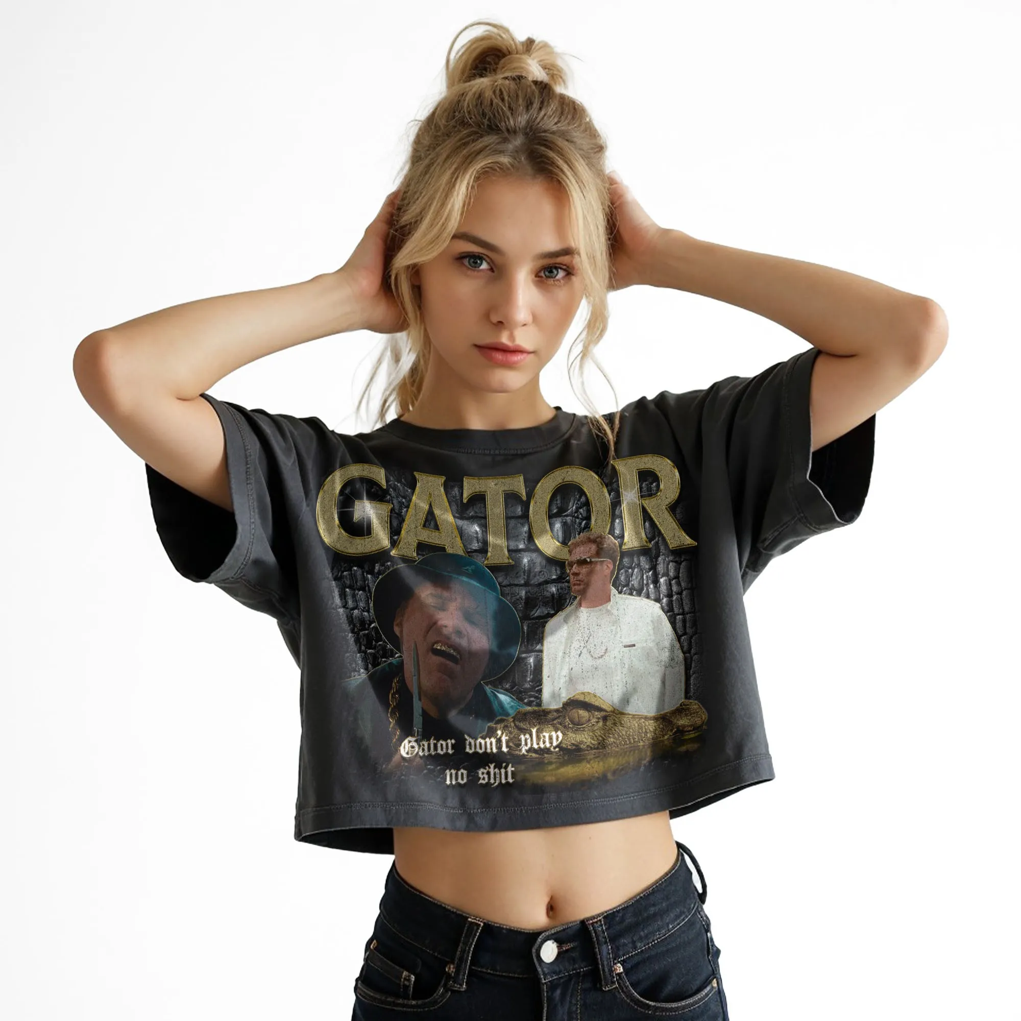 VINTAGE GATOR CROP TOP