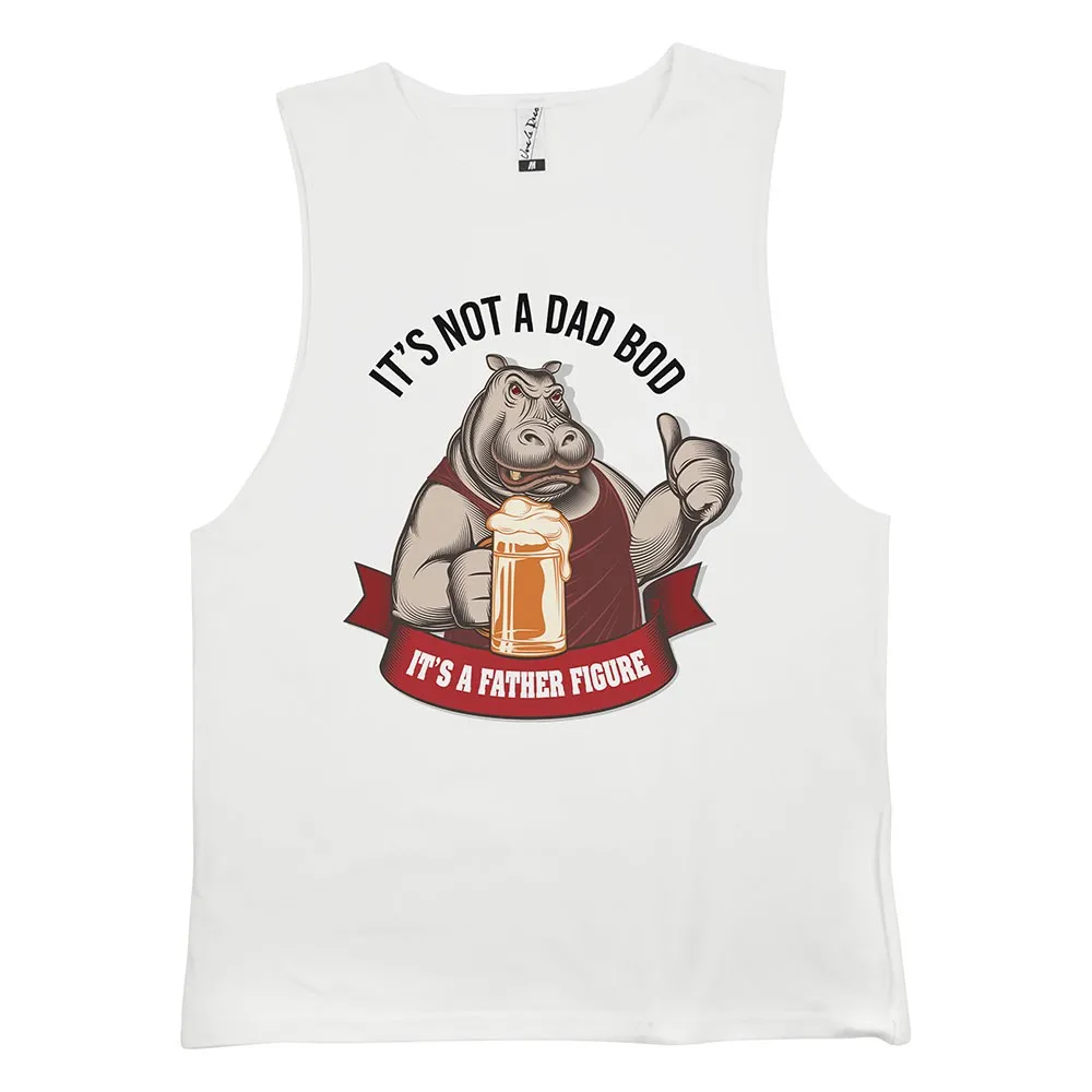 DAD BOD WHITE TANK DAD BOD WHITE TANK
