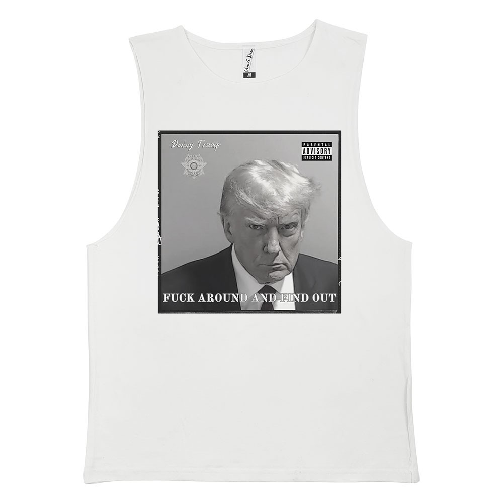 DONNY TRUMP WHITE TANK DONNY TRUMP WHITE TANK