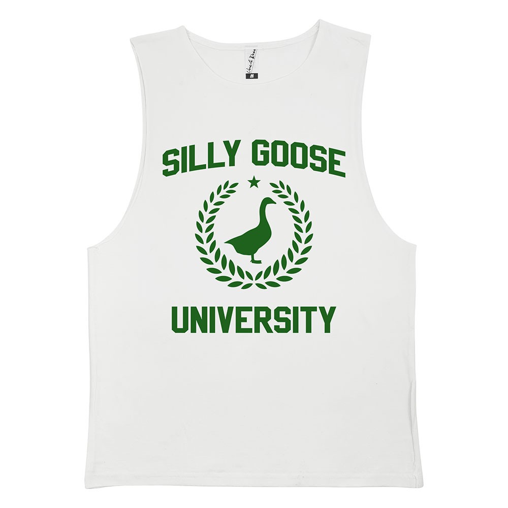 SILLY GOOSE WHITE TANK SILLY GOOSE WHITE TANK