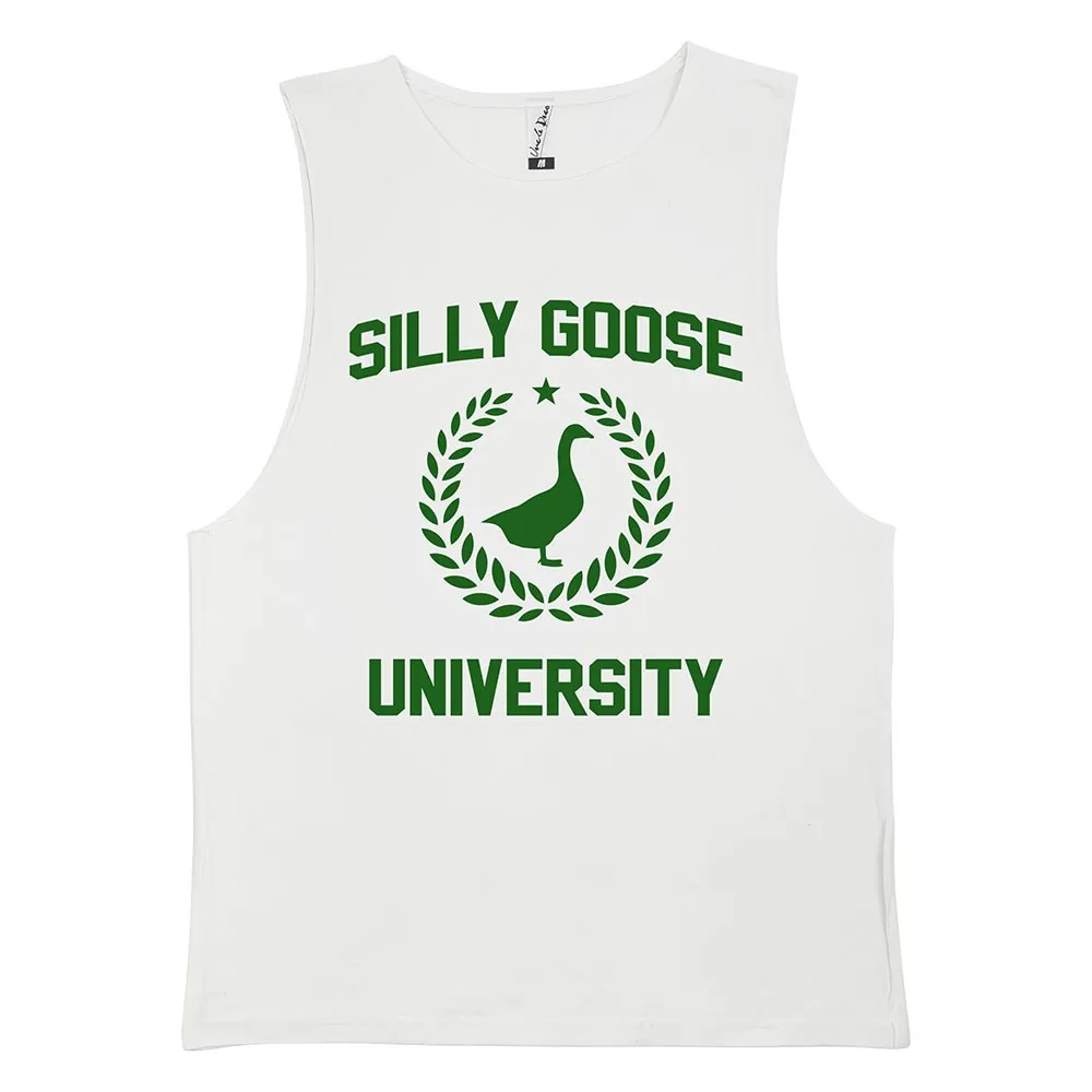 SILLY GOOSE WHITE TANK SILLY GOOSE WHITE TANK