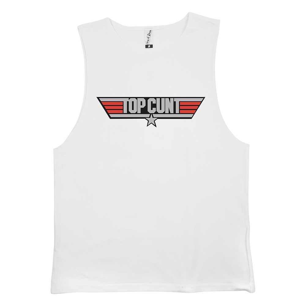 TOPCUNT WHITE TANK TOPCUNT WHITE TANK