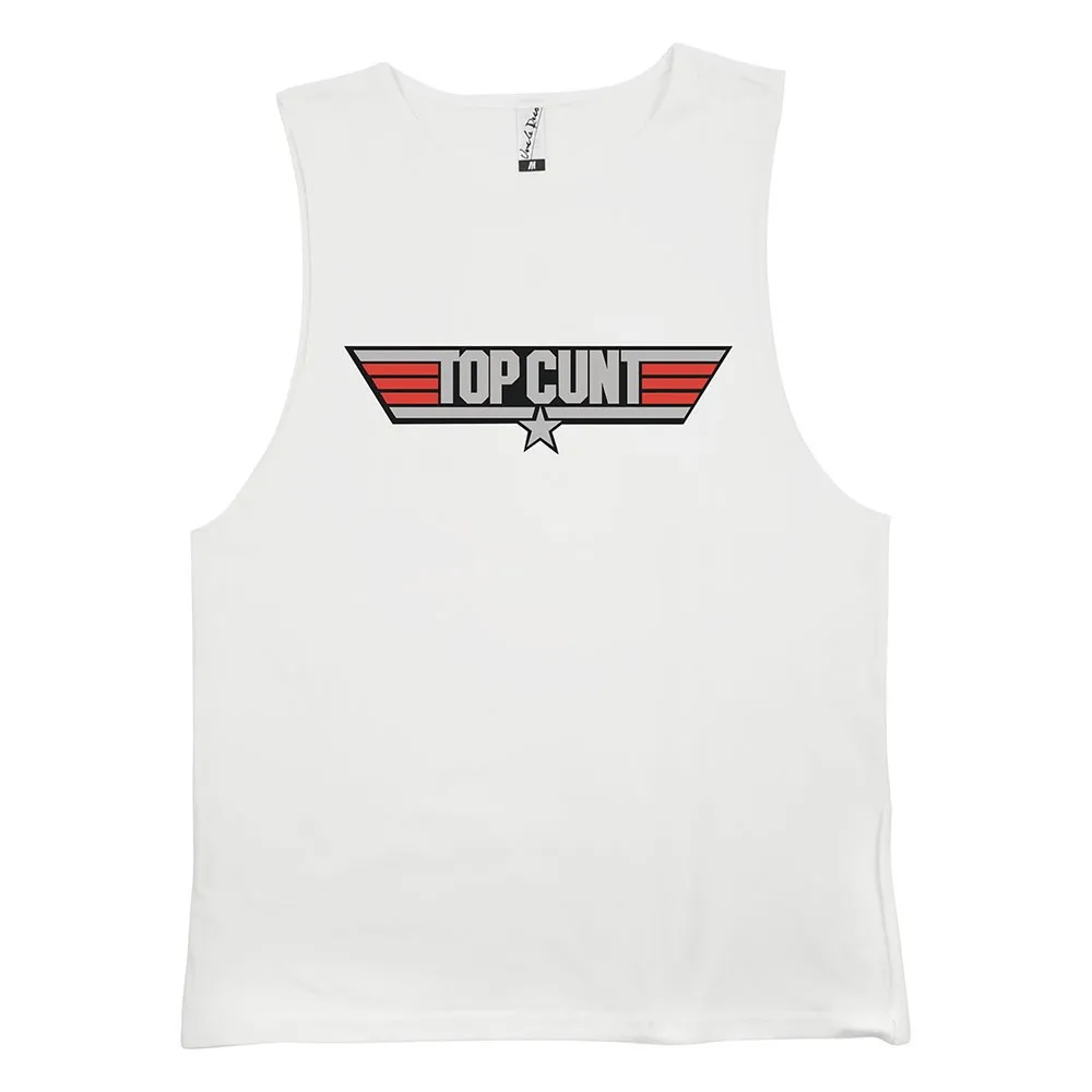 TOPCUNT WHITE TANK TOPCUNT WHITE TANK