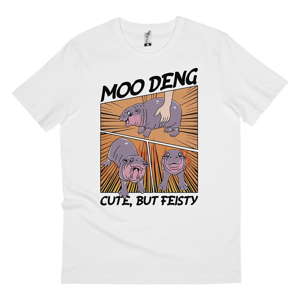MOO DENG WHITE TEE MOO DENG WHITE TEE