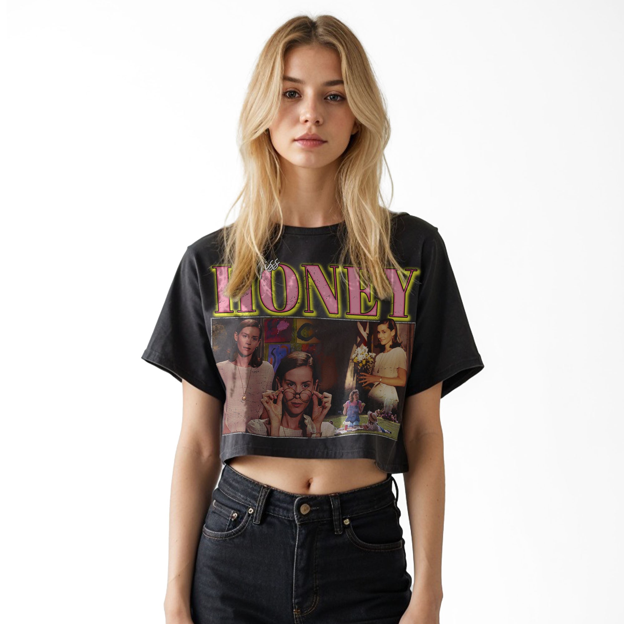 VINTAGE MISS HONEY CROP TOP VINTAGE MISS HONEY CROP TOP