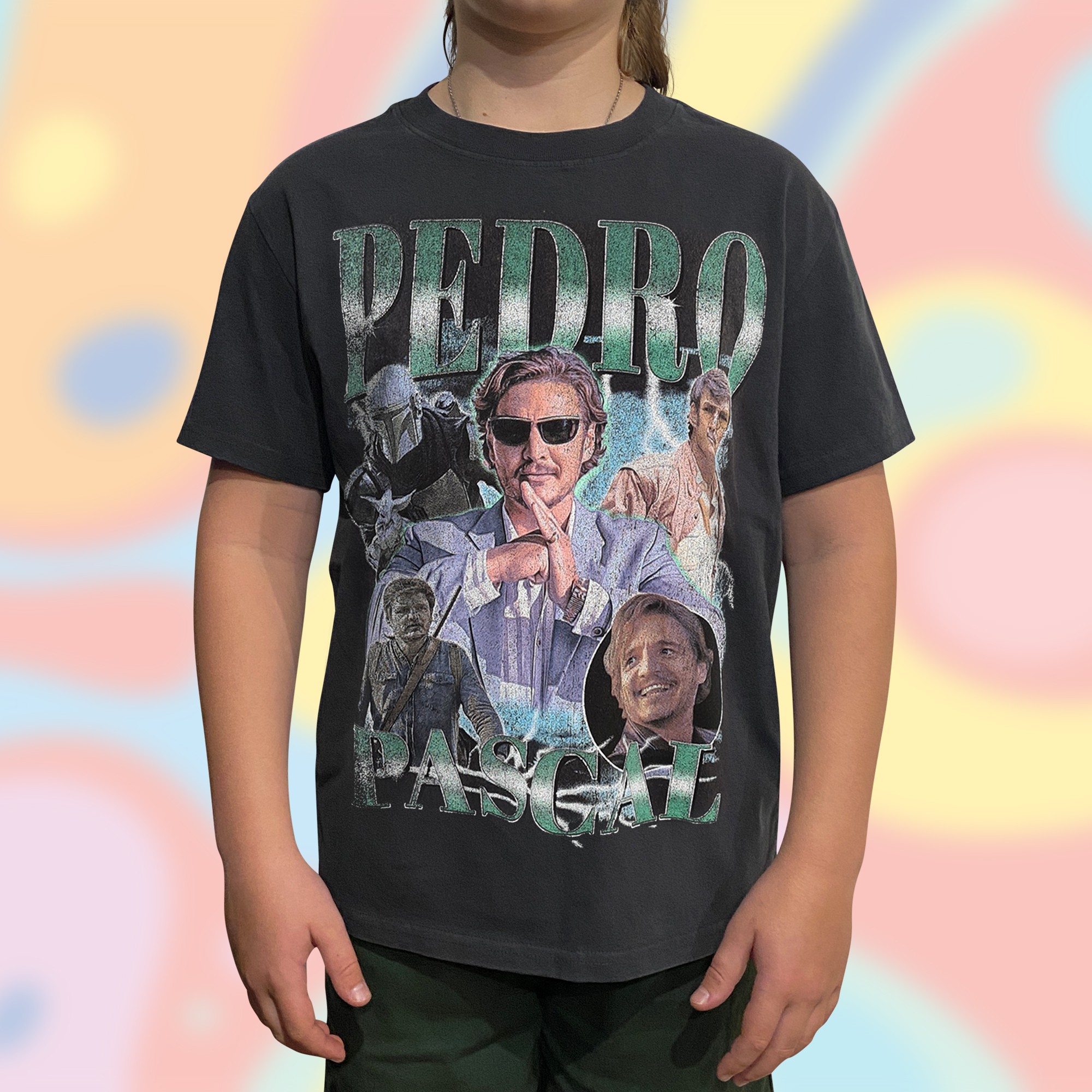 KIDS VINTAGE PEDRO PASCAL T-SHIRT KIDS VINTAGE PEDRO PASCAL T-SHIRT