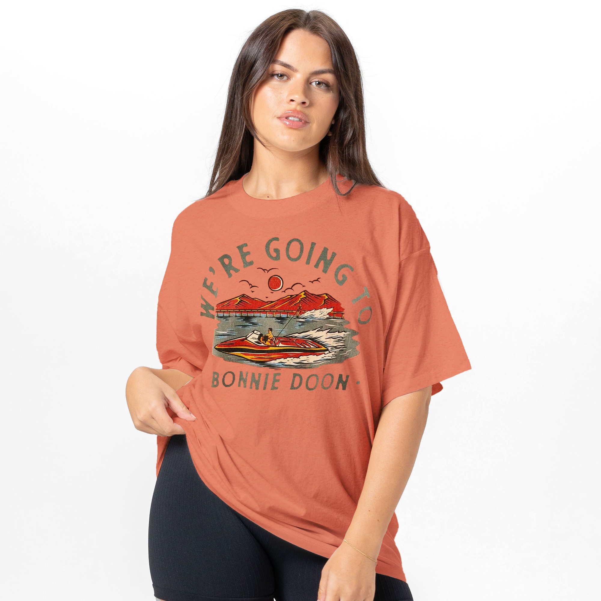 ORANGE BONNIE DOON T-SHIRT