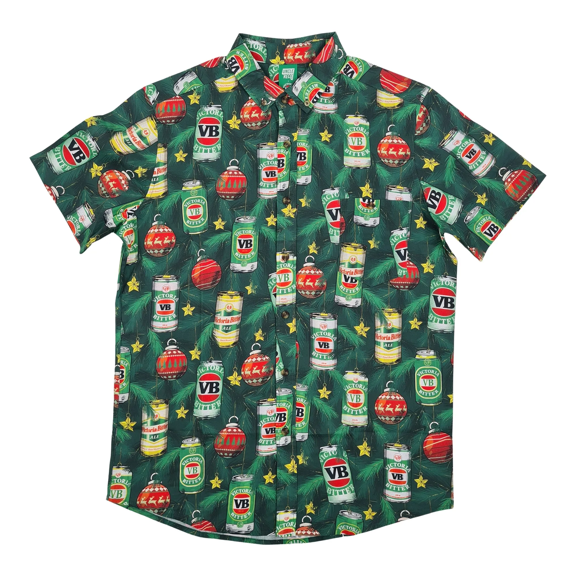 VB XMAS TINNIES BUTTON UP SHIRT PRE ORDER
