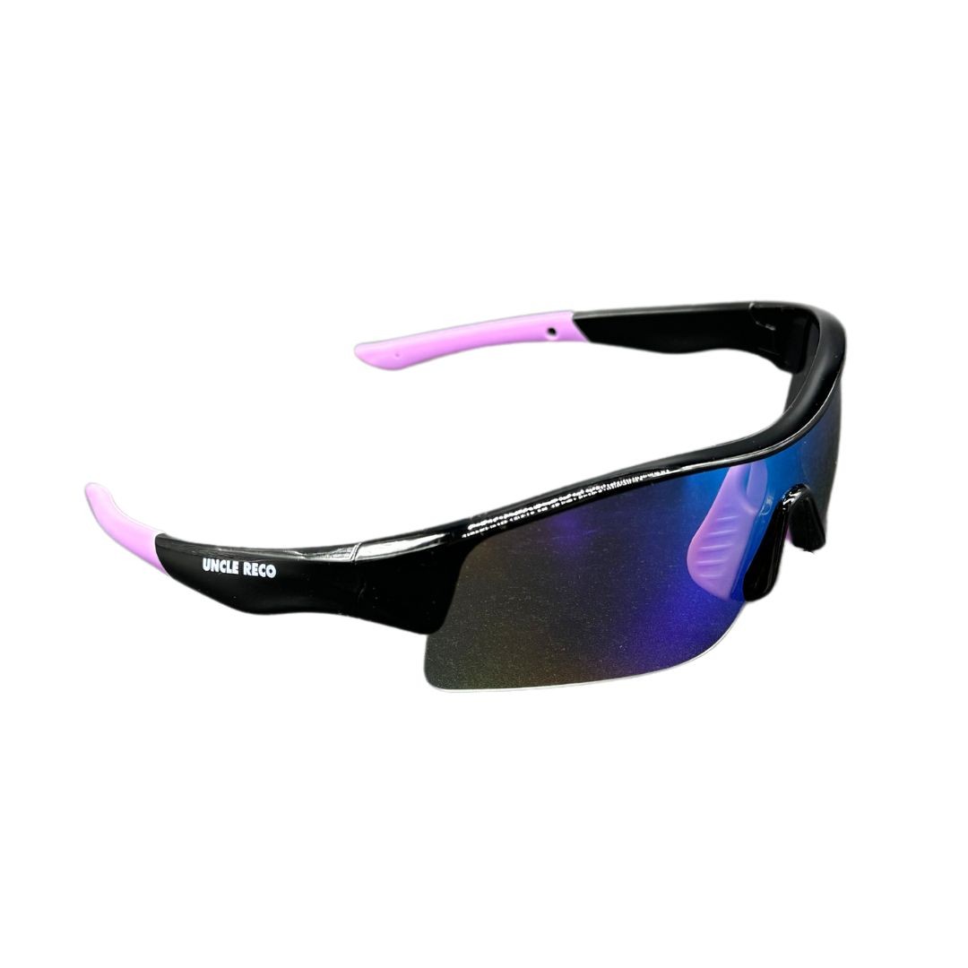 BLACK AND PURPLE SPEED DEALER SUNGLASSES BLACK AND PURPLE SPEED DEALER SUNGLASSES