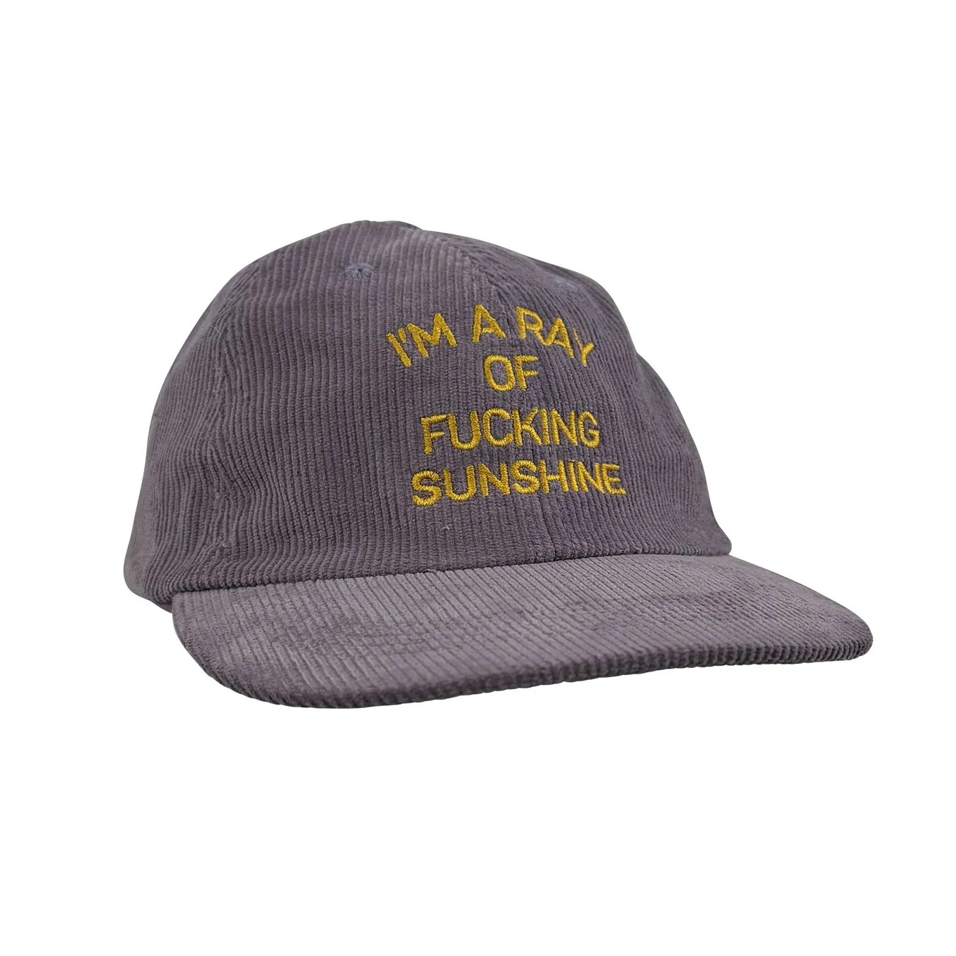 RAY OF SUNSHINE PURPLE CORD HAT RAY OF SUNSHINE PURPLE CORD HAT