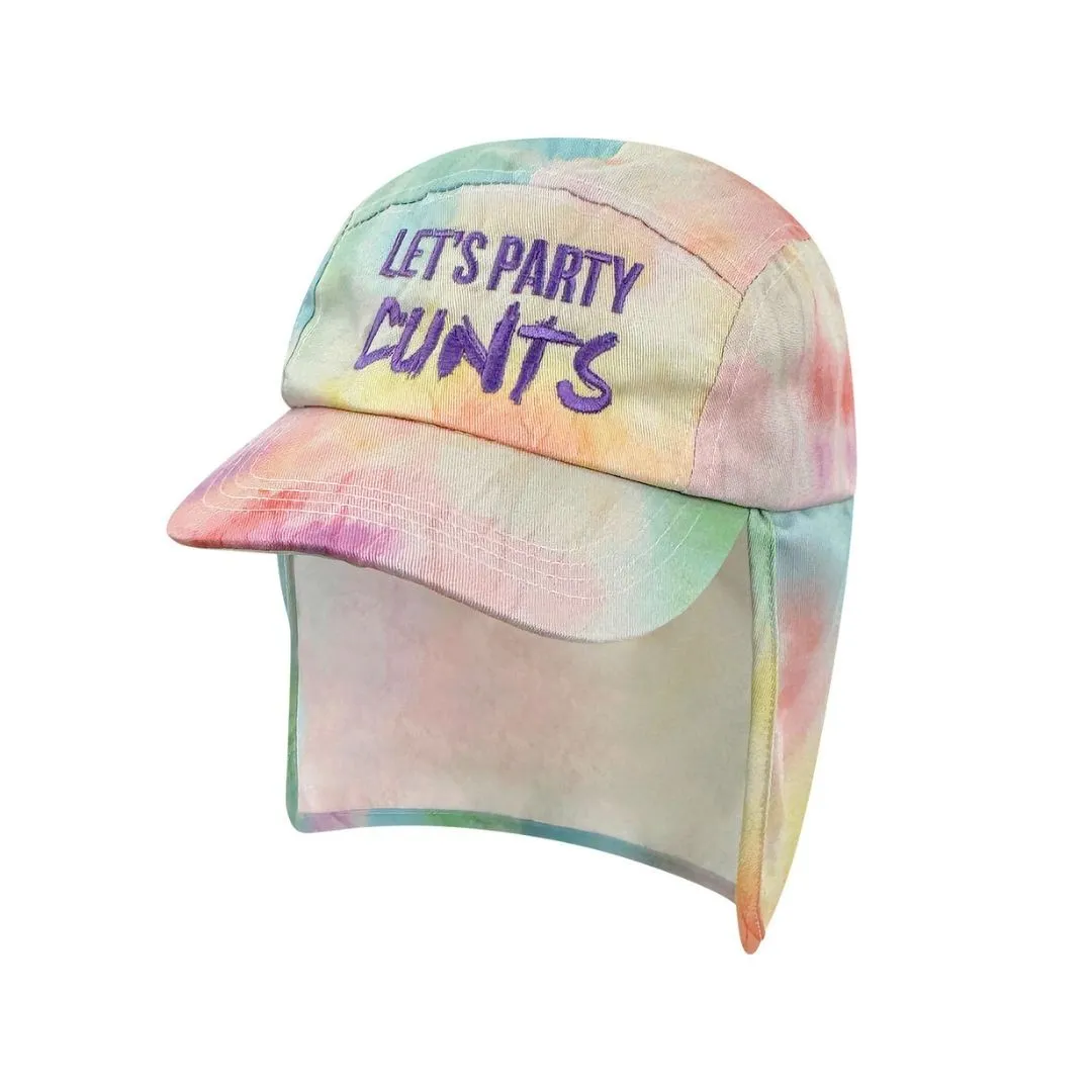 LET'S PARTY TIE DYE LEGIONNAIRES HAT LET'S PARTY TIE DYE LEGIONNAIRES HAT
