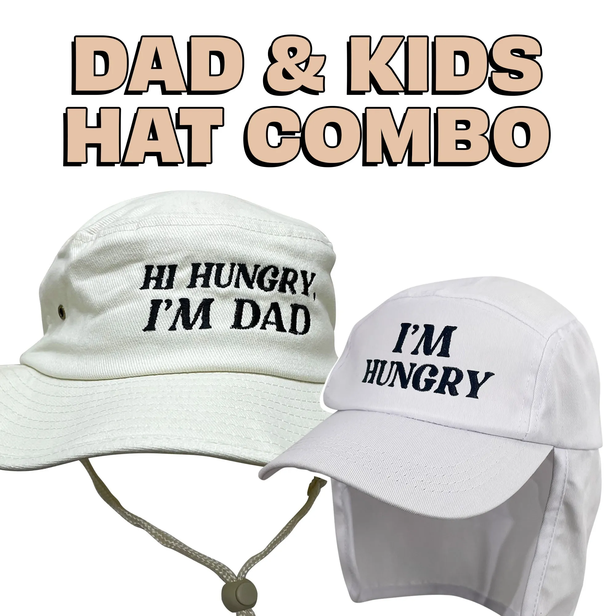 FATHER & CHILD HUNGRY HAT COMBO