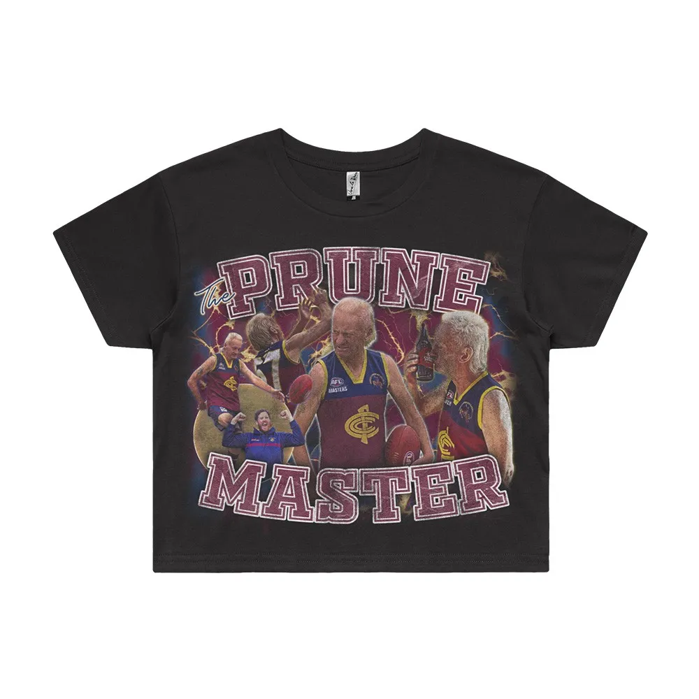 VINTAGE PRUNE MASTERS CROP TOP