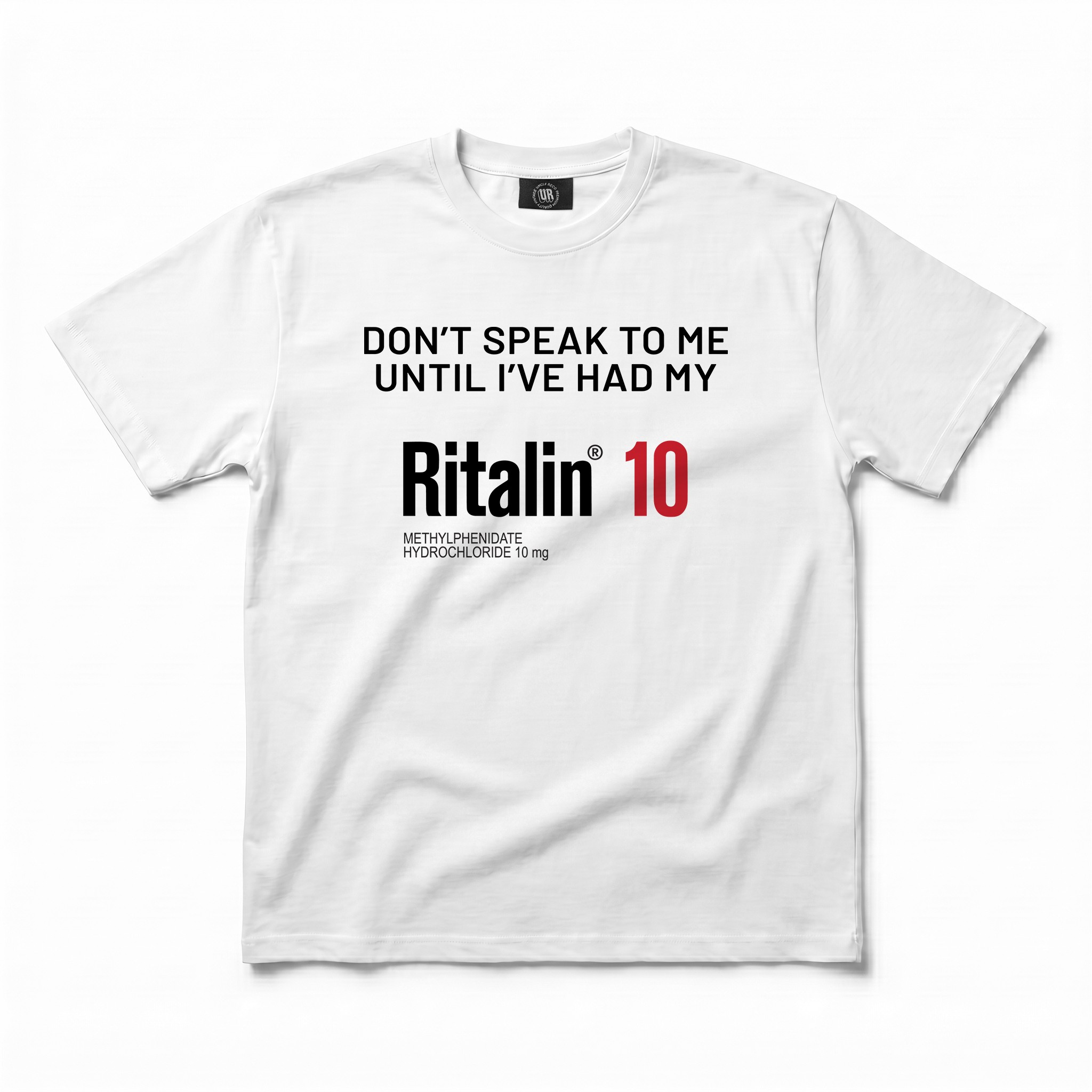RITALIN WHITE TEE RITALIN WHITE TEE