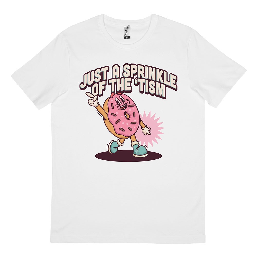 JUST A SPRINKLE WHITE TEE JUST A SPRINKLE WHITE TEE