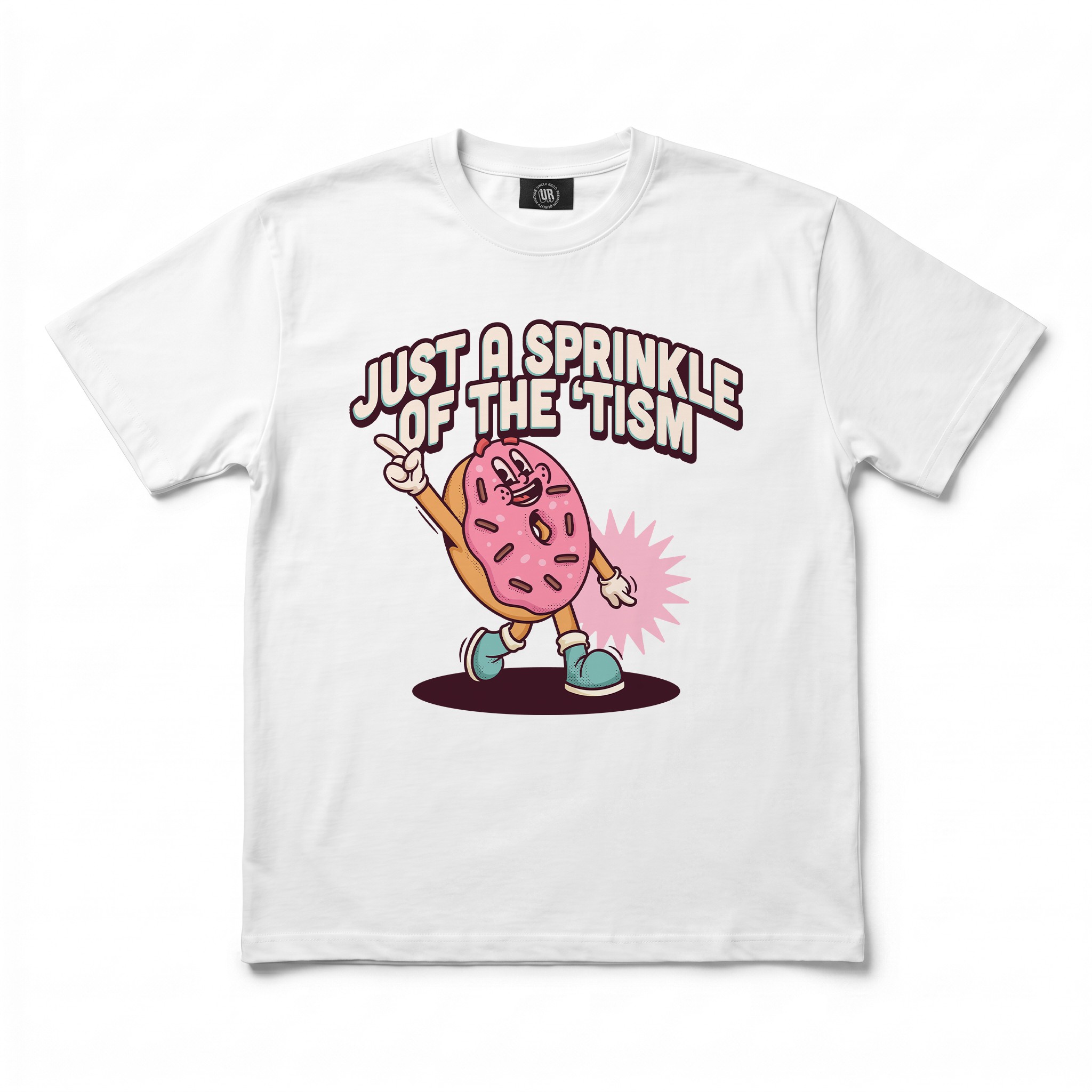 JUST A SPRINKLE WHITE TEE
