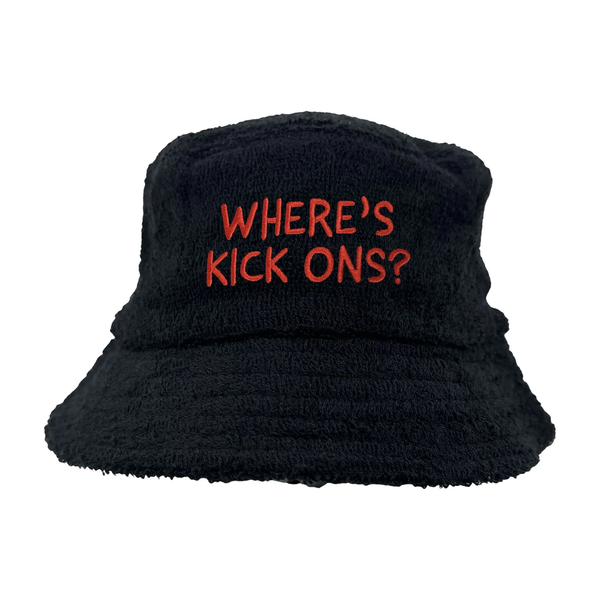WHERE'S KICK ONS TERRY TOWEL HAT WHERE'S KICK ONS TERRY TOWEL HAT
