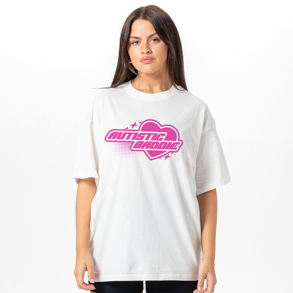 TISM BADDIE WHITE TEE