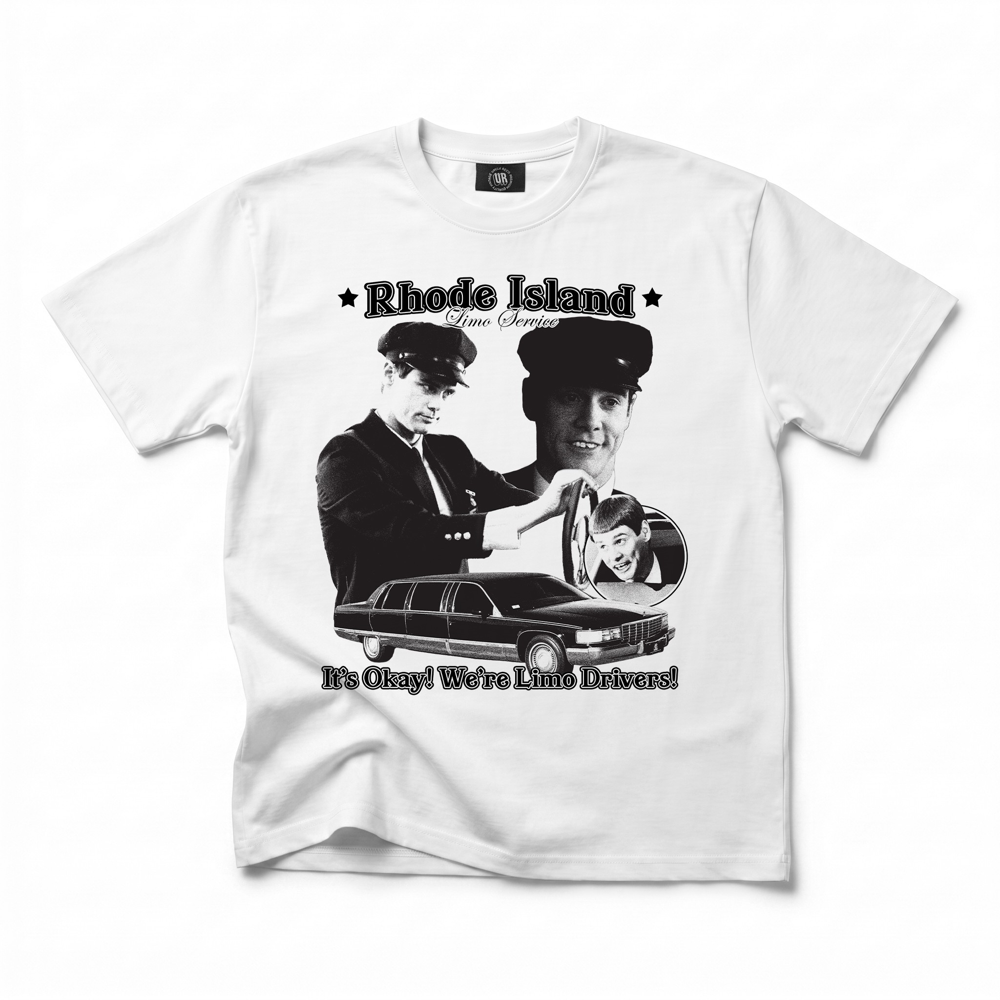 RHODE ISLAND LIMO SERVICE VINTAGE WHITE T-SHIRT RHODE ISLAND LIMO SERVICE VINTAGE WHITE T-SHIRT