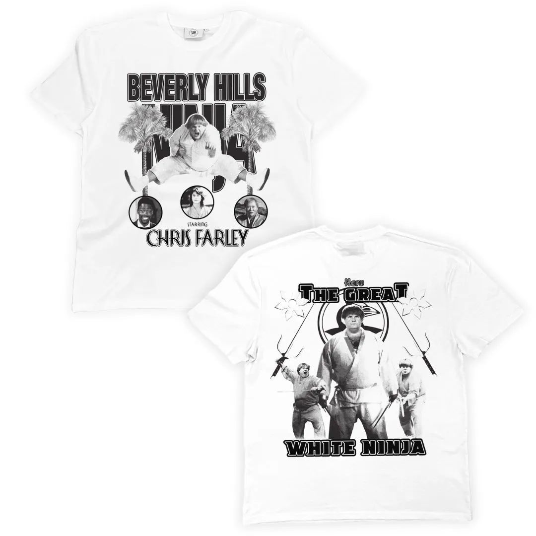 BEVERLY HILLS NINJA VINTAGE FRONT & BACK T-SHIRT