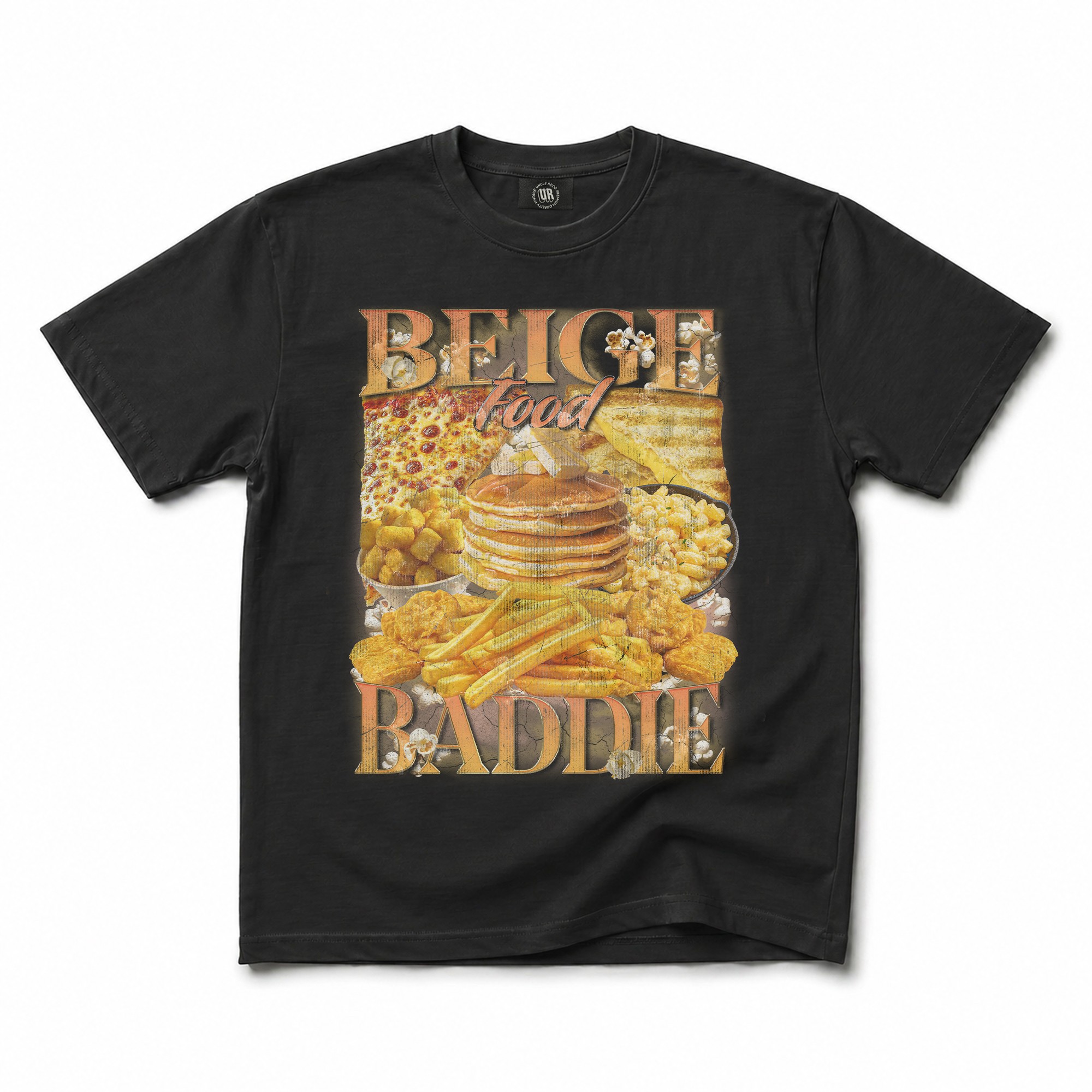 VINTAGE BEIGE FOOD BADDIE T-SHIRT VINTAGE BEIGE FOOD BADDIE T-SHIRT