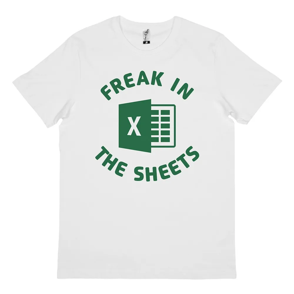 FREAK IN THE SHEETS WHITE TEE